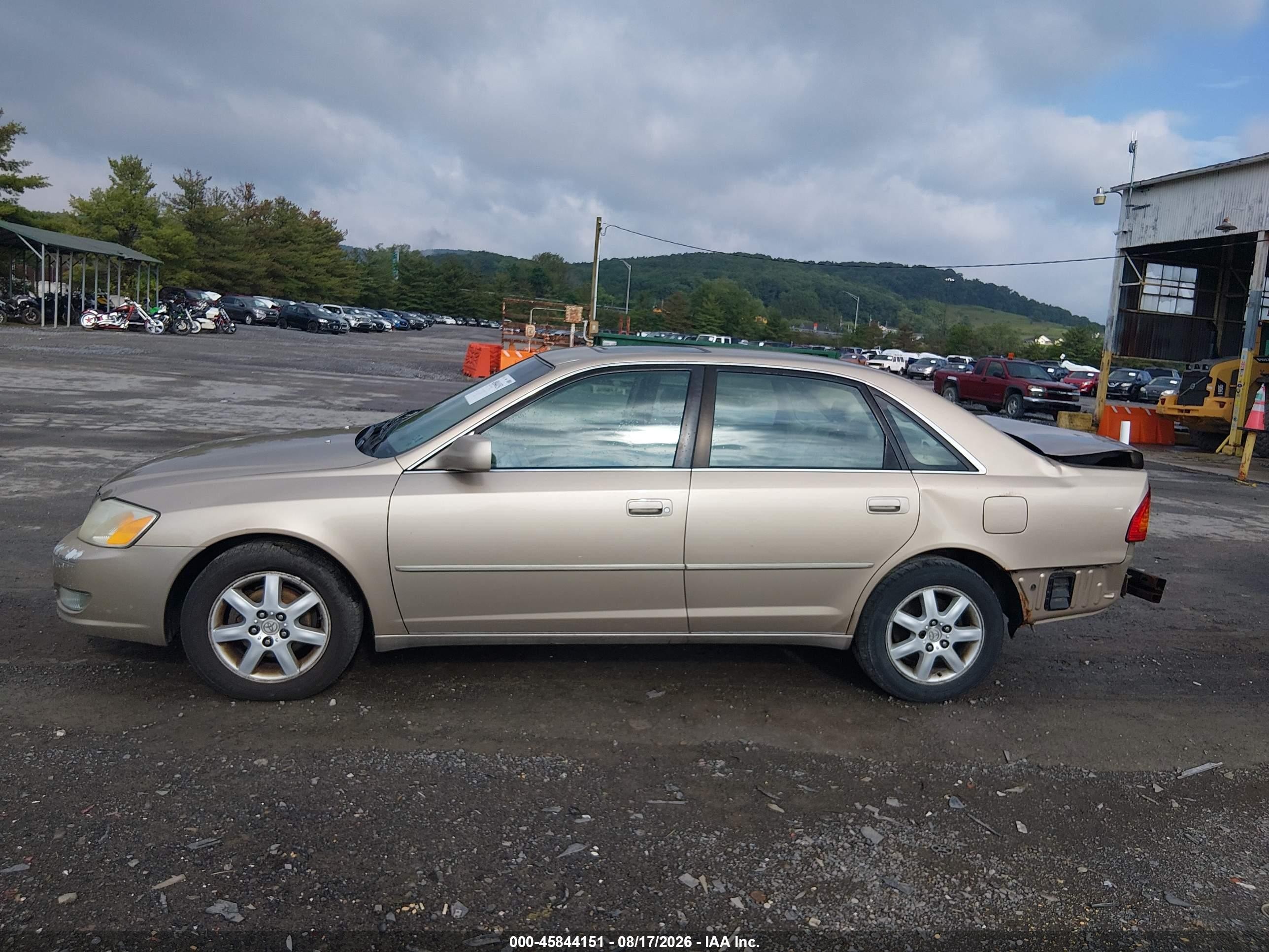 2001 Toyota Avalon Xl/xls Beige vin: 4T1BF28B91U163566