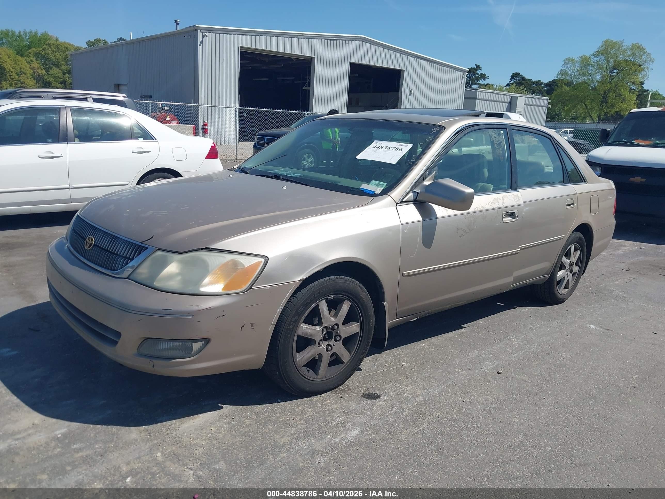 2001 Toyota Avalon Xls Золотой vin: 4T1BF28B91U174860