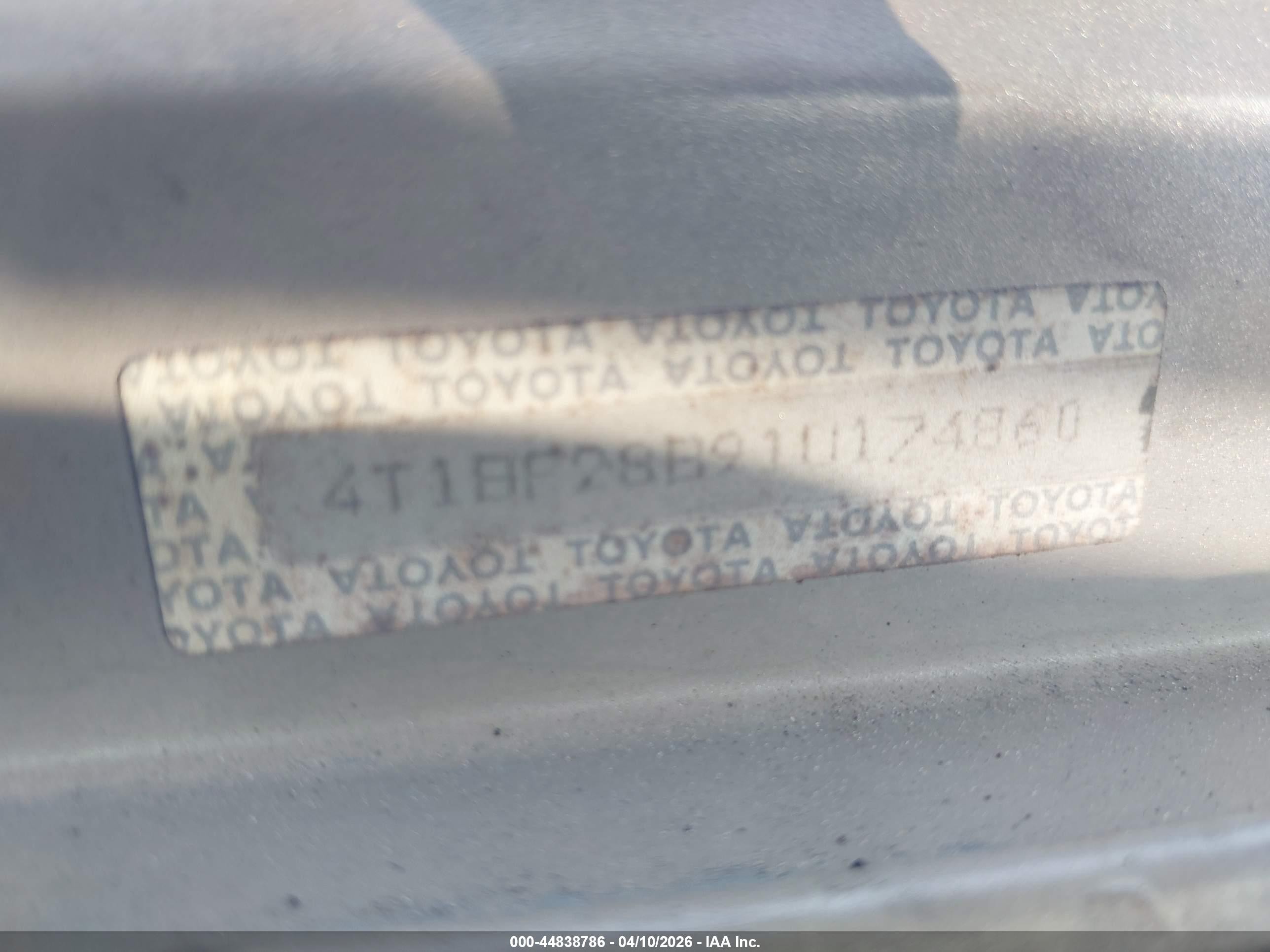 2001 Toyota Avalon Xls Золотой vin: 4T1BF28B91U174860