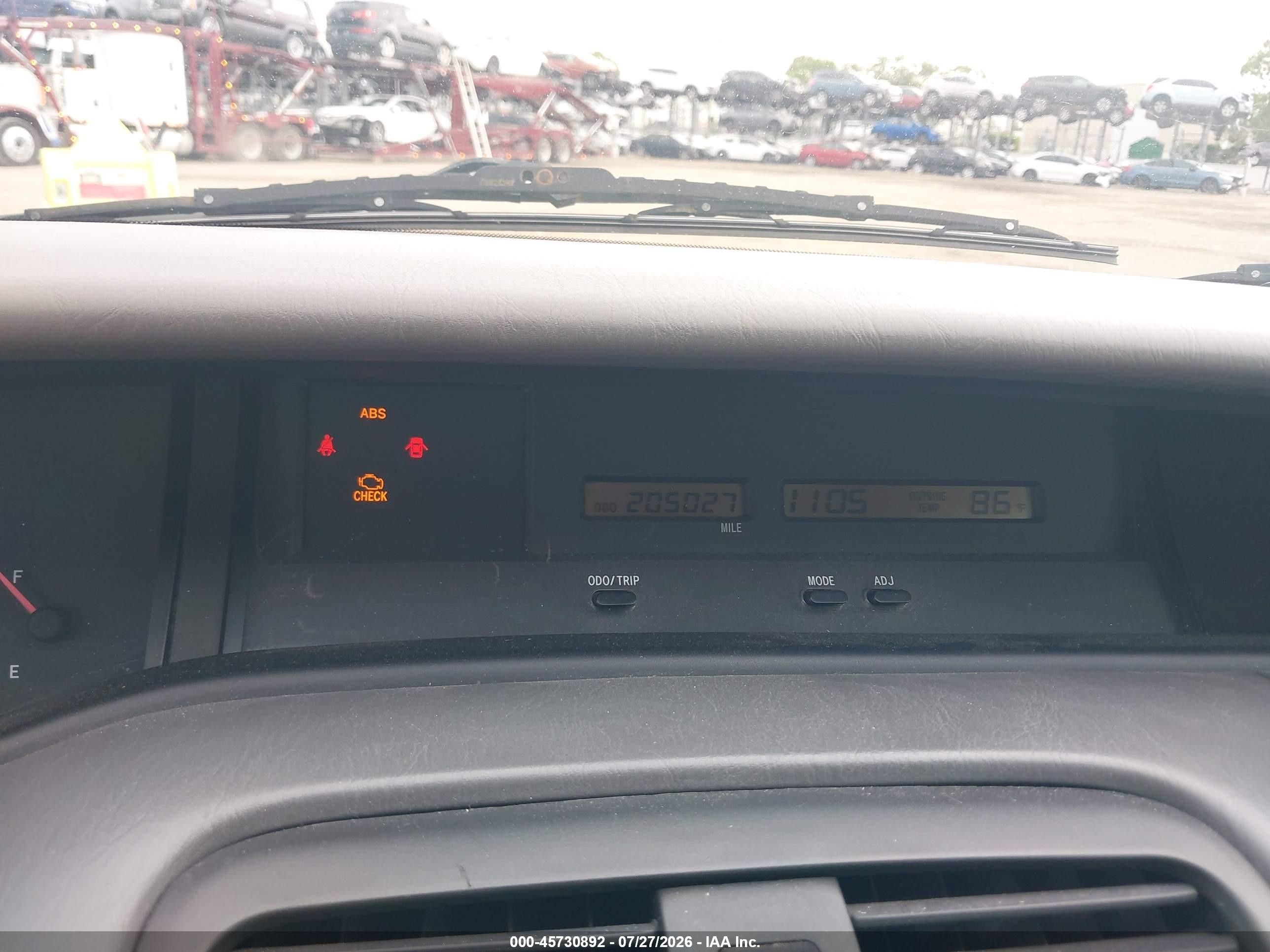 2002 Toyota Avalon Xl White vin: 4T1BF28B92U222410
