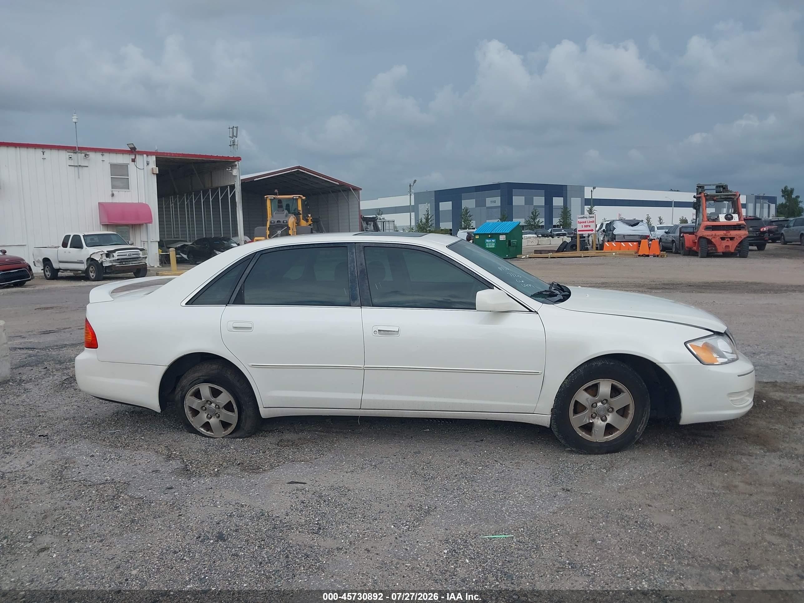2002 Toyota Avalon Xl White vin: 4T1BF28B92U222410
