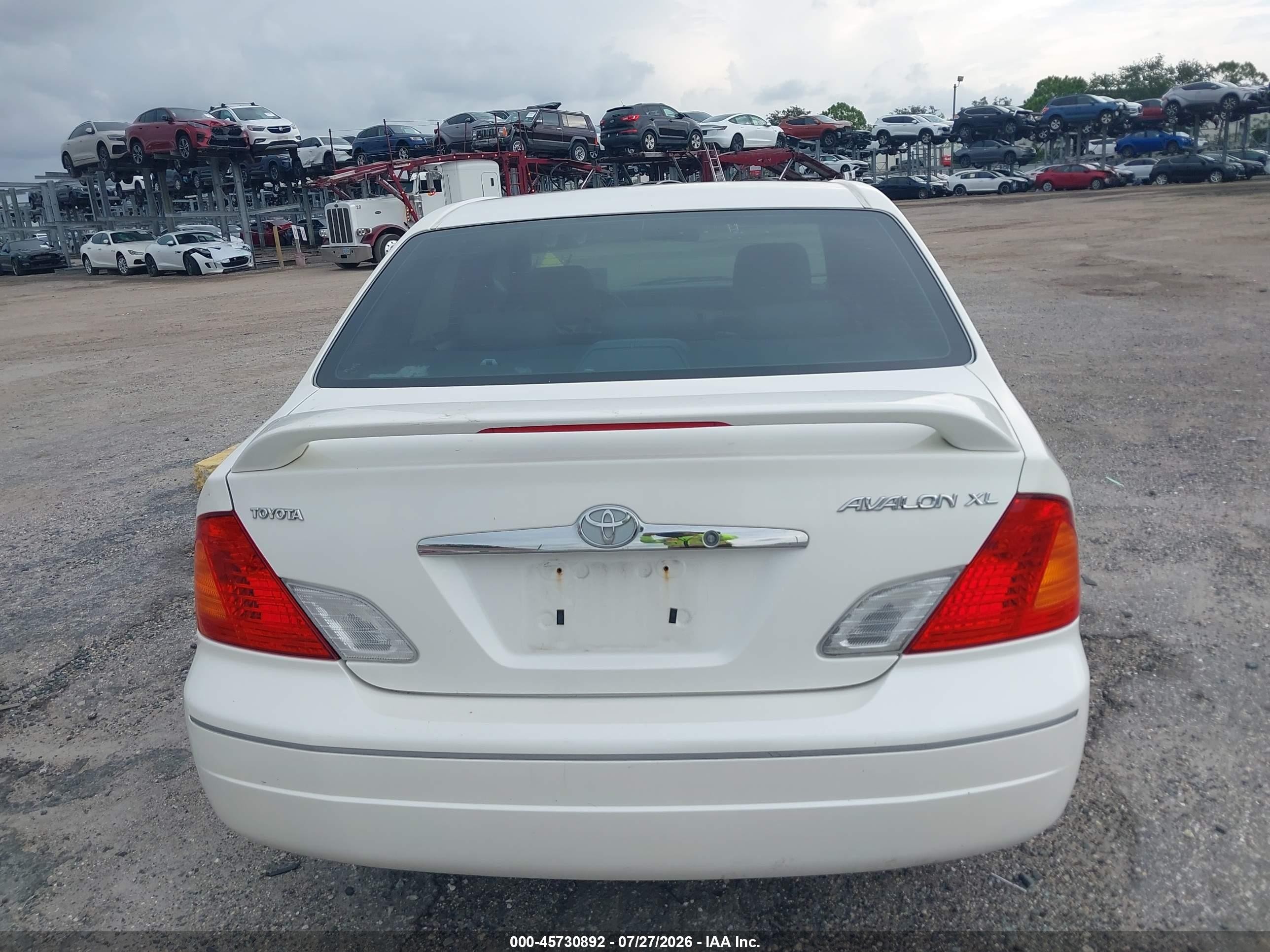 2002 Toyota Avalon Xl White vin: 4T1BF28B92U222410