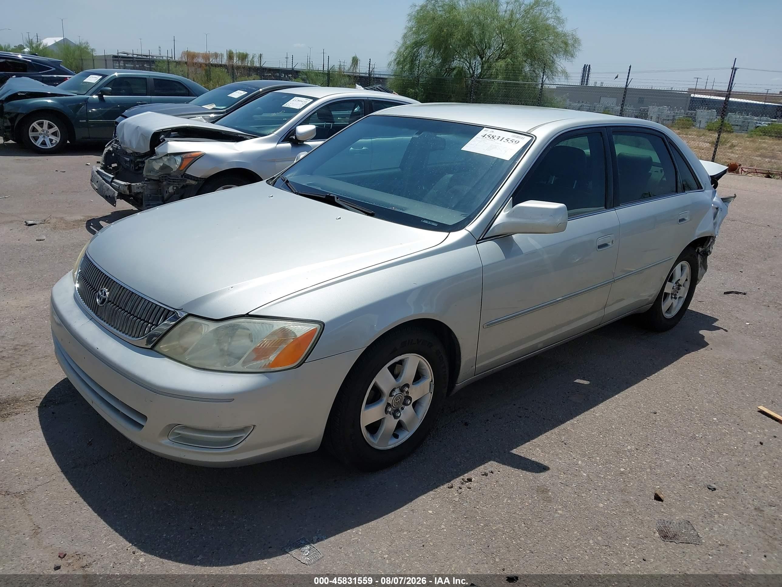 2002 Toyota Avalon Xl Silver vin: 4T1BF28B92U249185