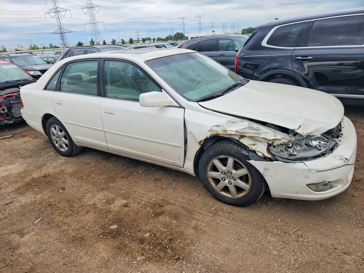 2002 Toyota Avalon Xls White vin: 4T1BF28B92U261000