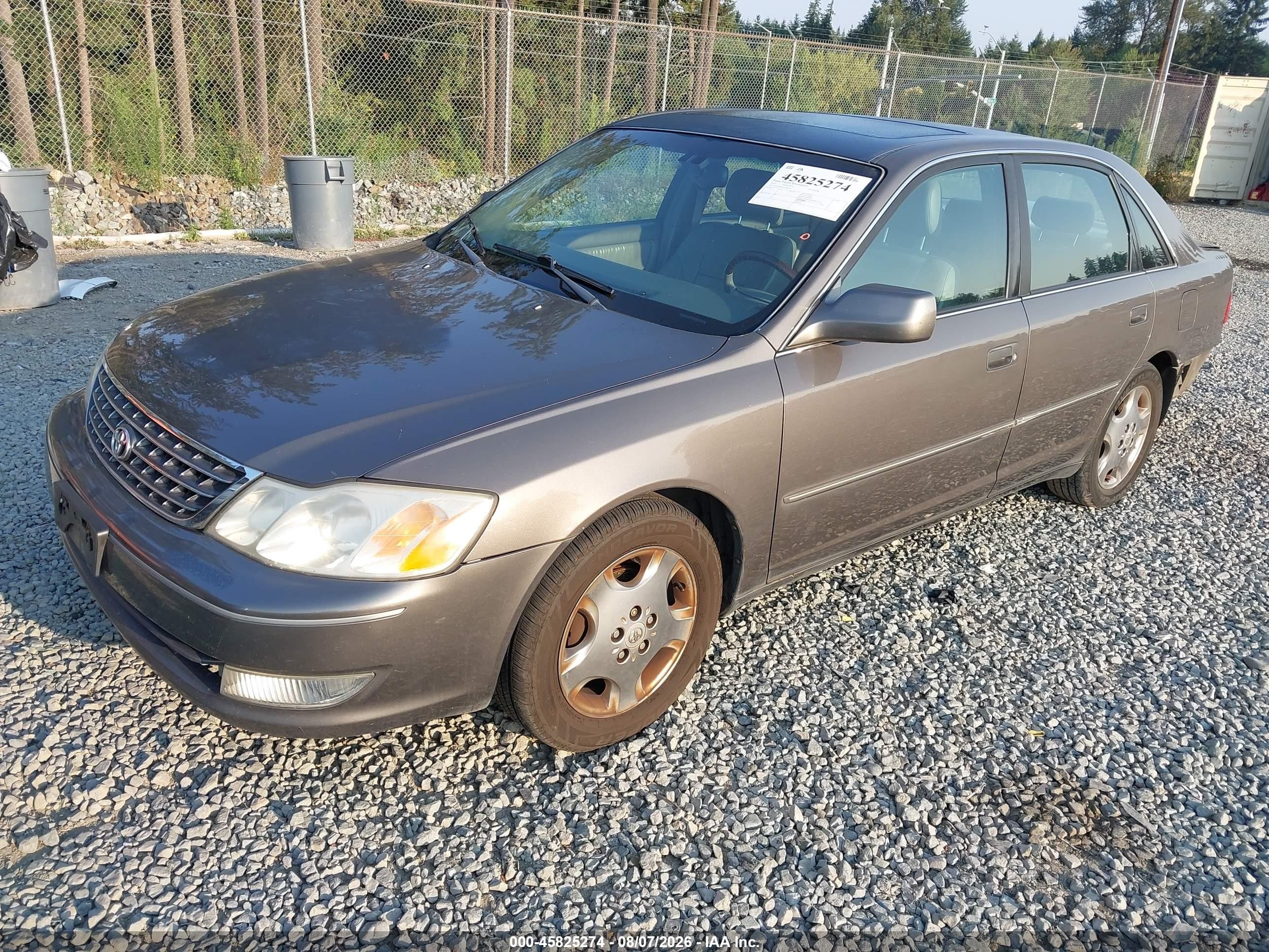 2003 Toyota Avalon Xls Gray vin: 4T1BF28B93U300279