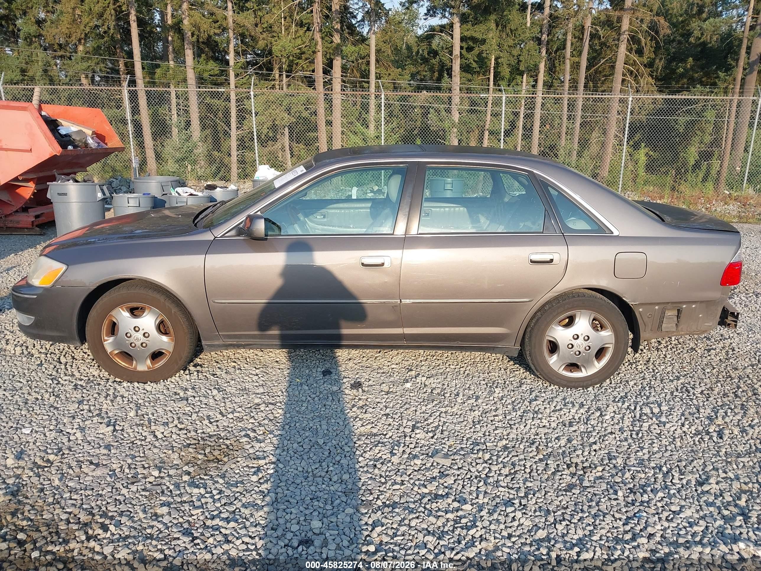 2003 Toyota Avalon Xls Gray vin: 4T1BF28B93U300279