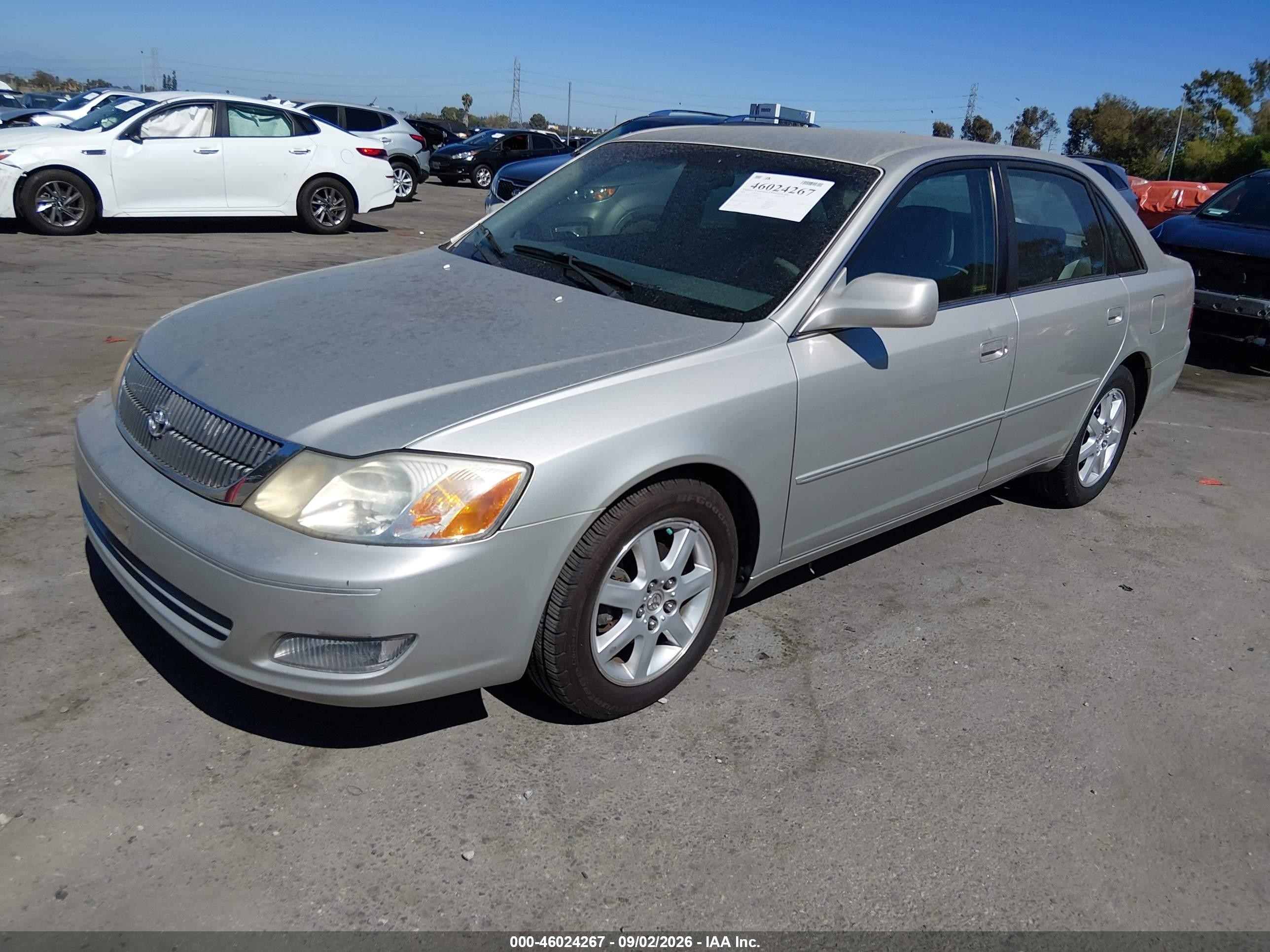 2000 Toyota Avalon Xl/xls Gray vin: 4T1BF28B9YU029702