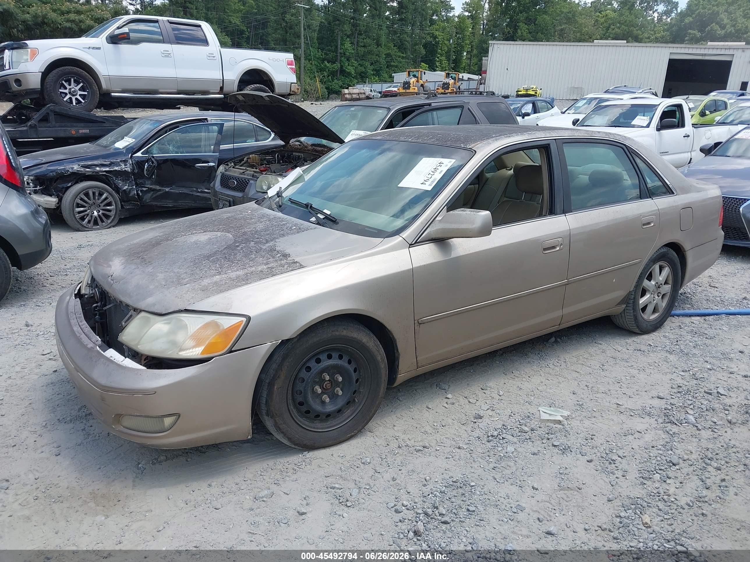 2000 Toyota Avalon Xls Tan vin: 4T1BF28B9YU070914