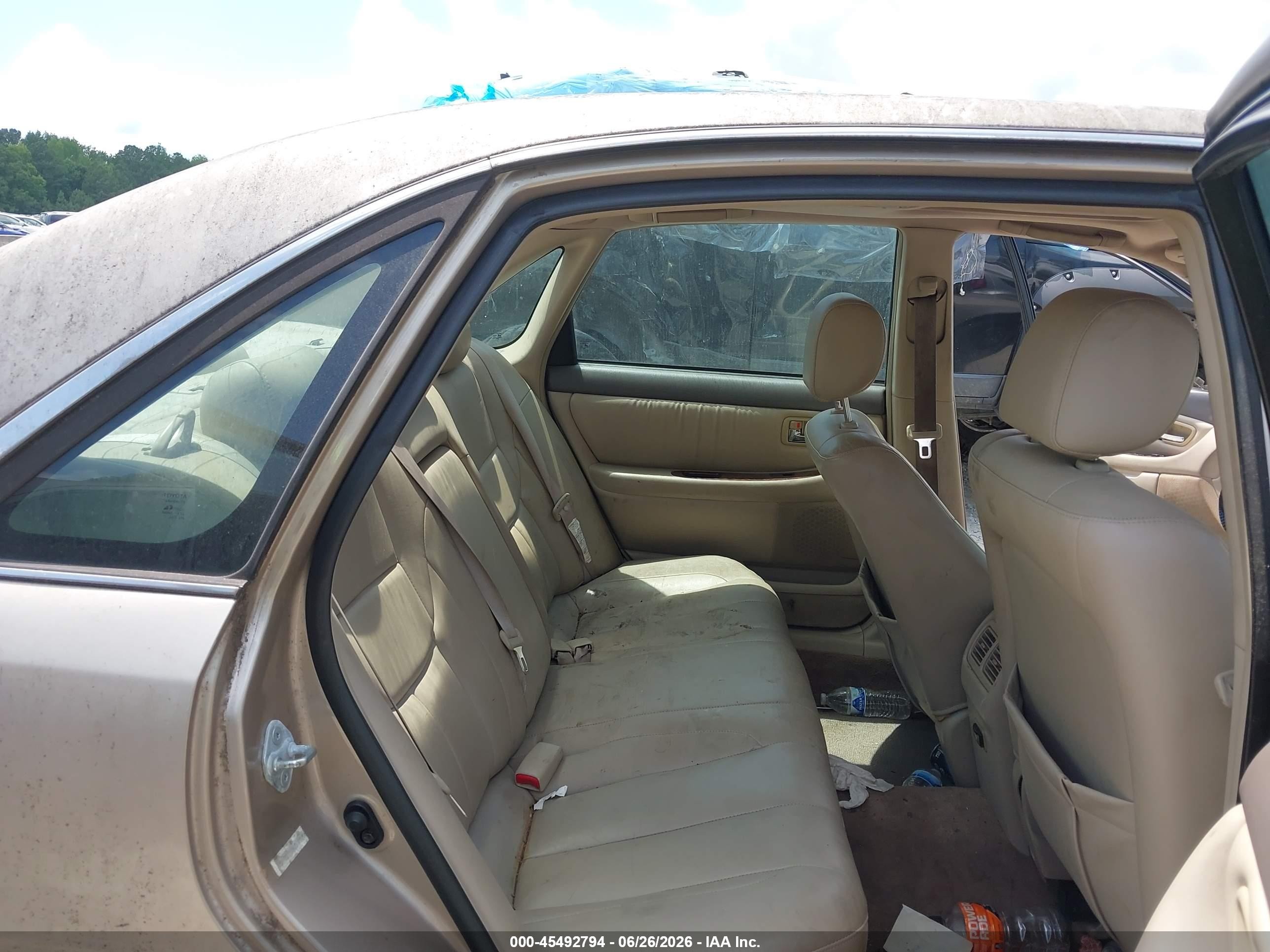 2000 Toyota Avalon Xls Tan vin: 4T1BF28B9YU070914