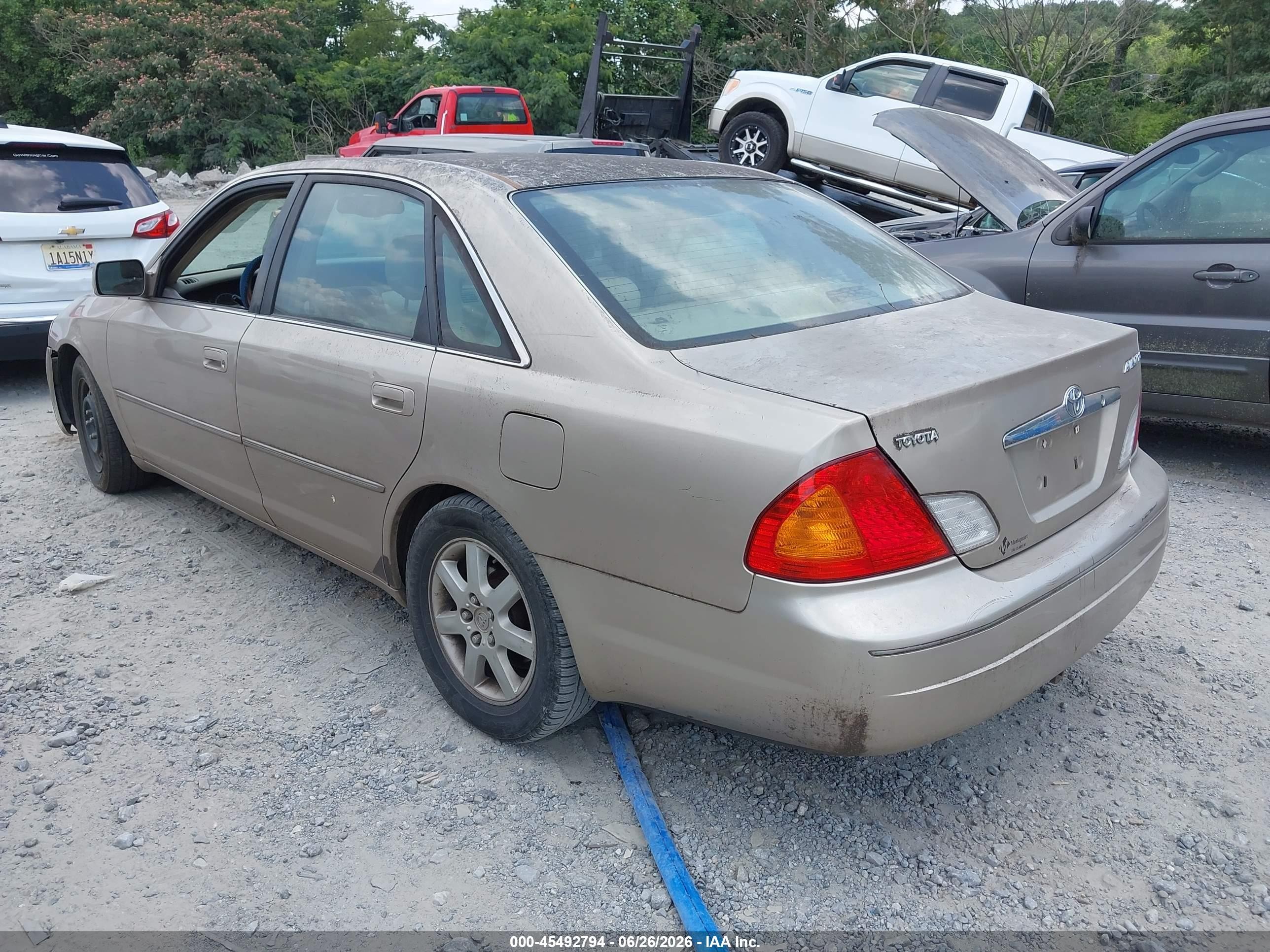 2000 Toyota Avalon Xls Tan vin: 4T1BF28B9YU070914