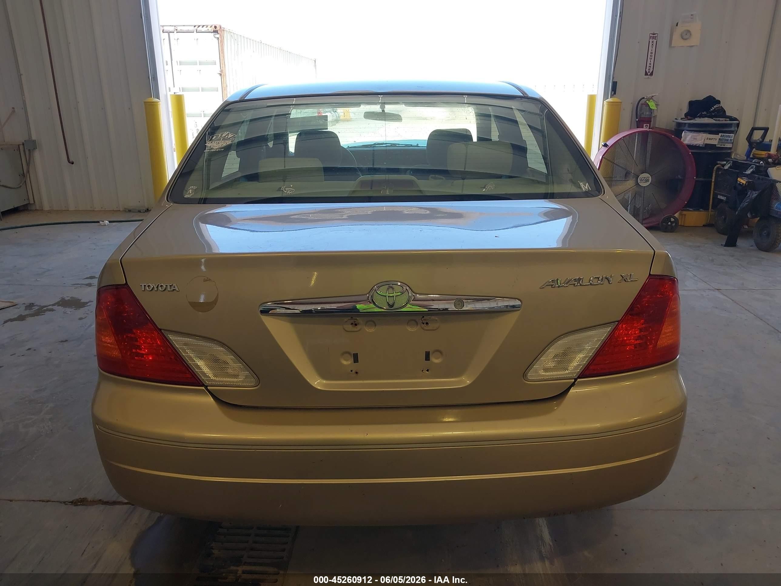 2000 Toyota Avalon Xl Beige vin: 4T1BF28B9YU095313