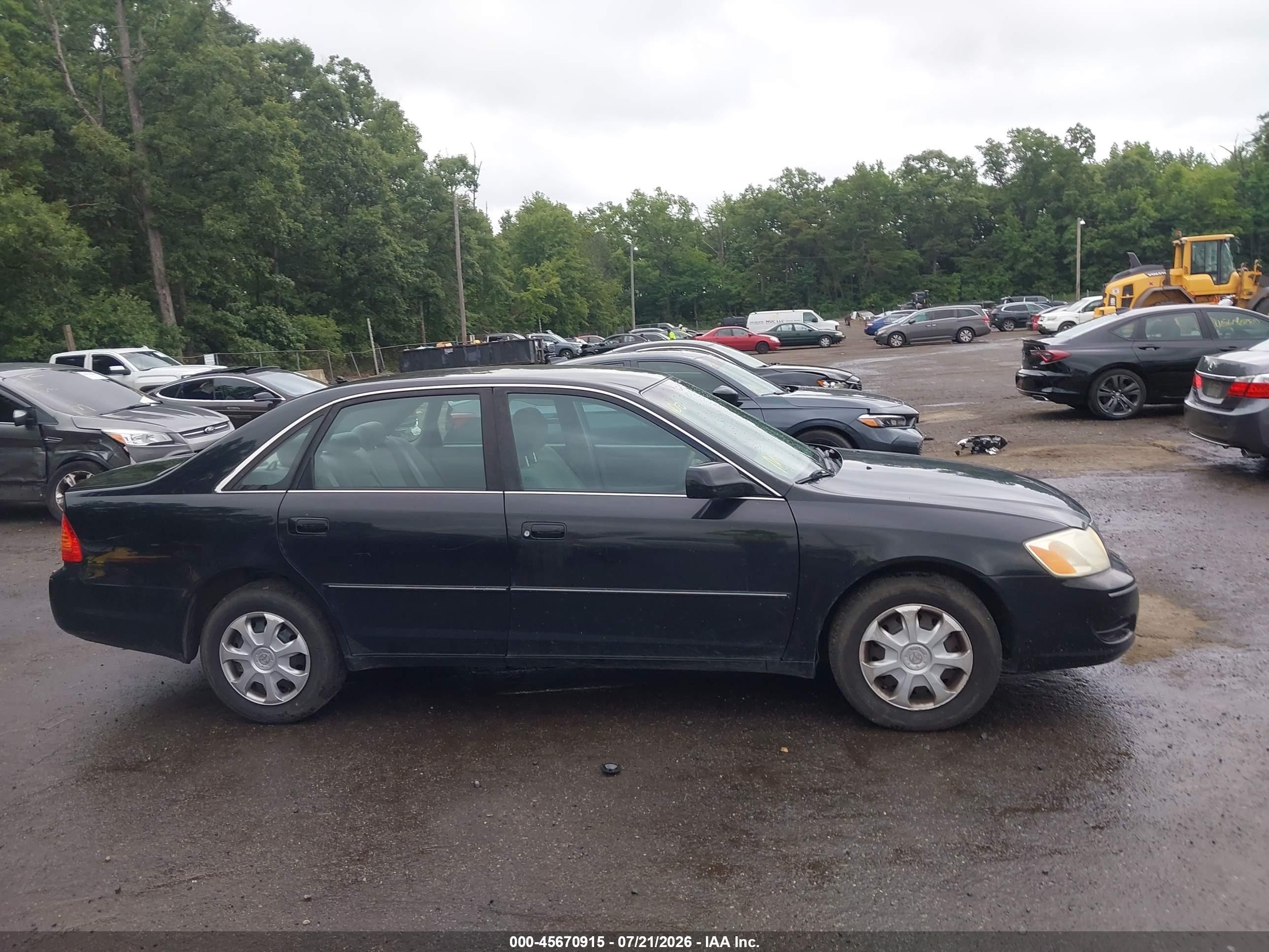 2002 Toyota Avalon Xl Black vin: 4T1BF28BX2U224067