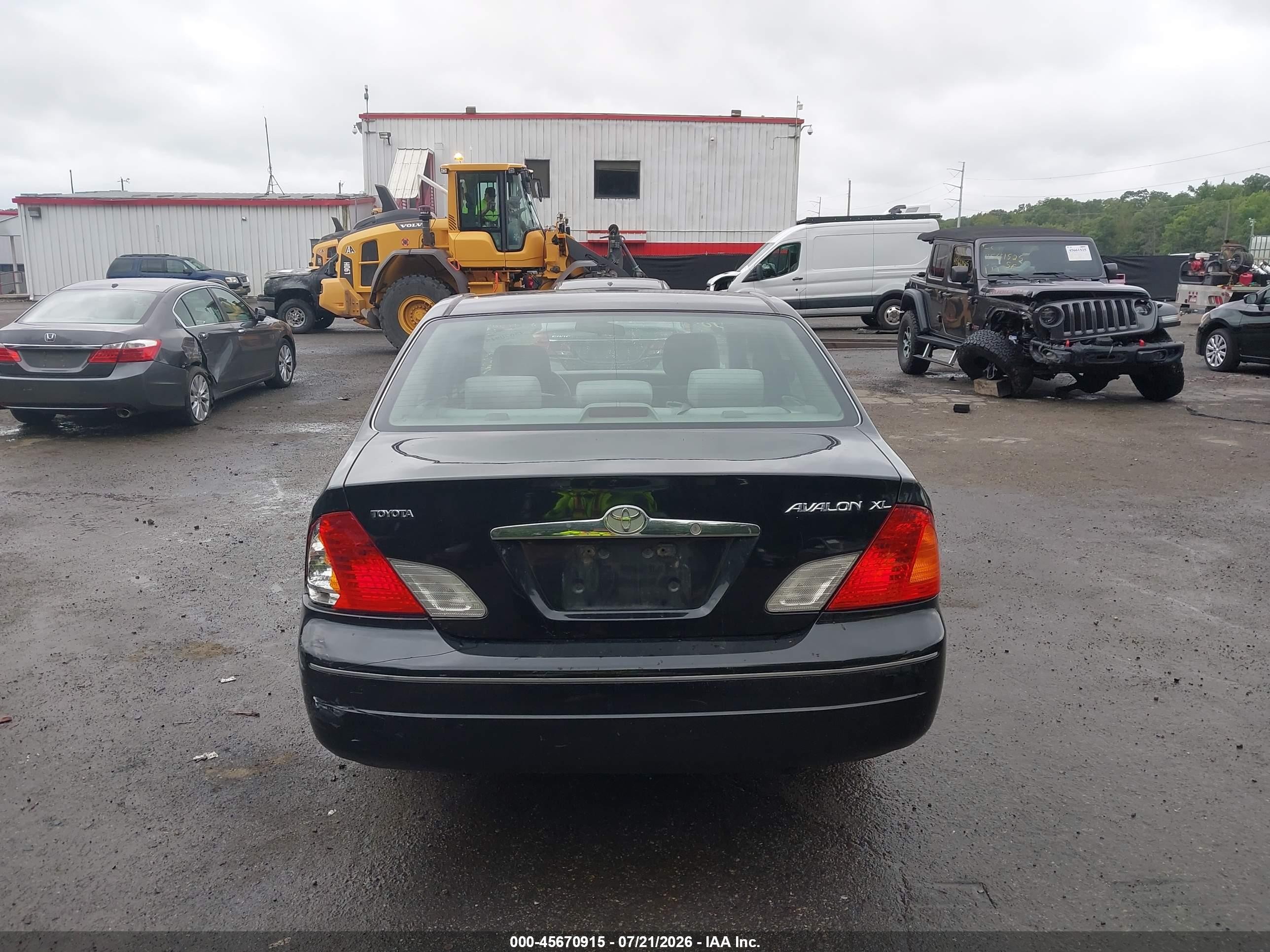 2002 Toyota Avalon Xl Black vin: 4T1BF28BX2U224067