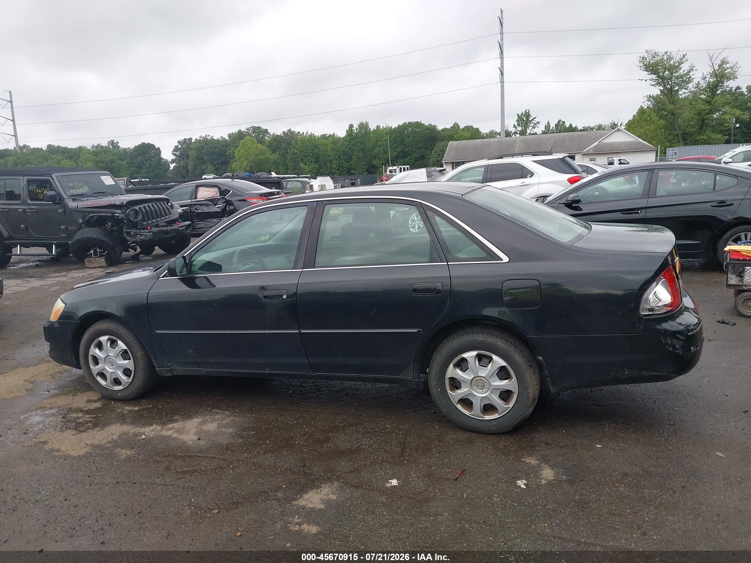 2002 Toyota Avalon Xl Black vin: 4T1BF28BX2U224067