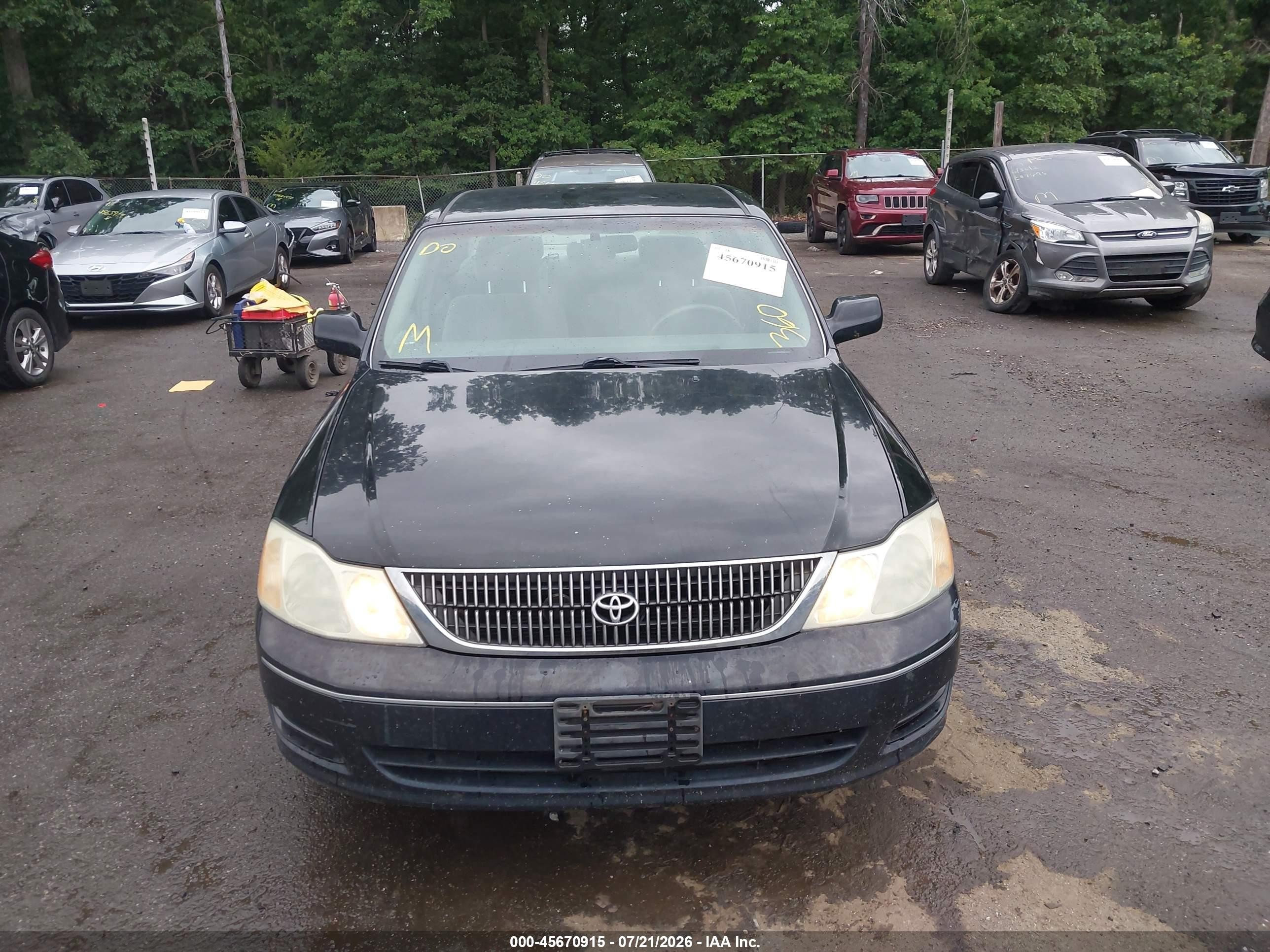 2002 Toyota Avalon Xl Black vin: 4T1BF28BX2U224067