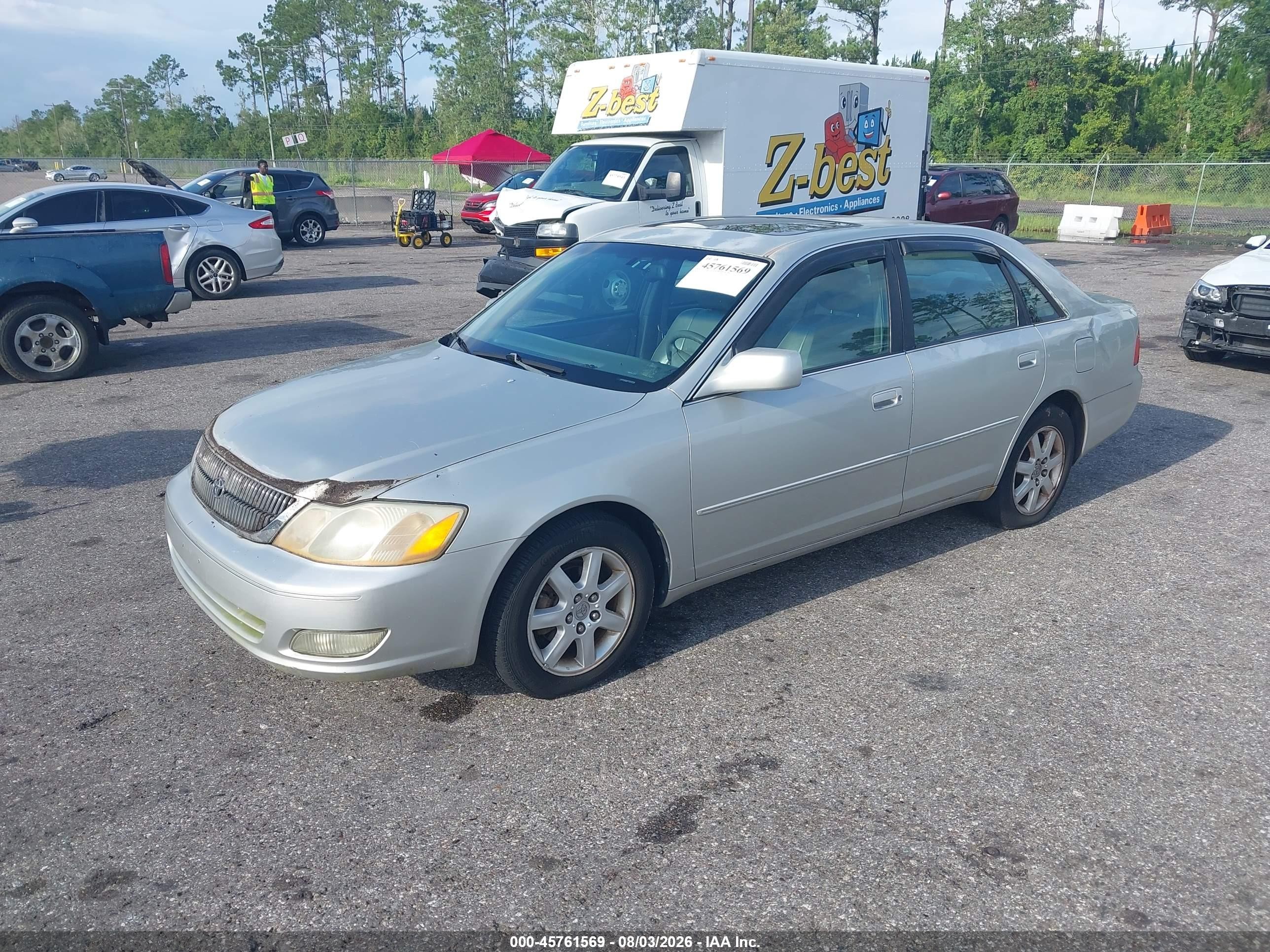 2002 Toyota Avalon Xls Silver vin: 4T1BF28BX2U260549