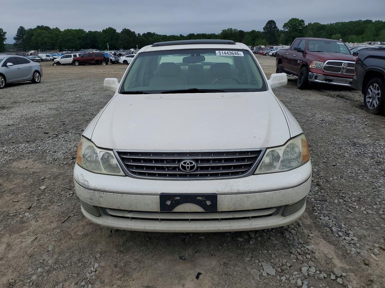 2003 Toyota Avalon Xls White vin: 4T1BF28BX3U293780