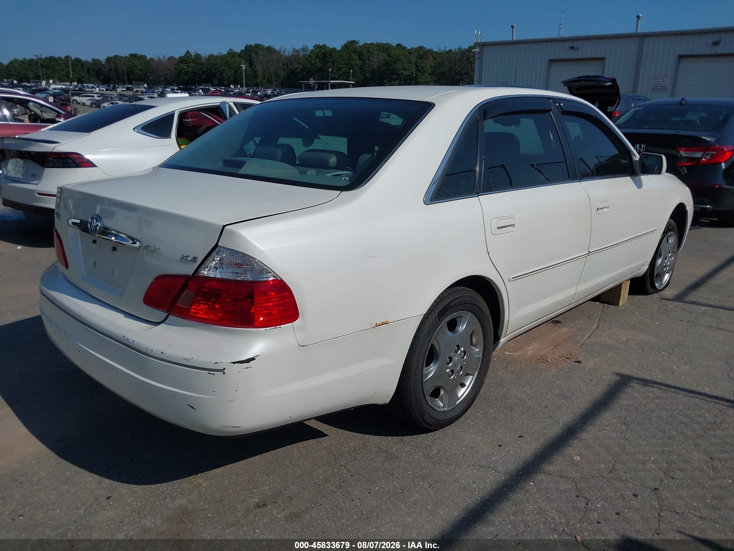 2003 Toyota Avalon Xls White vin: 4T1BF28BX3U301151