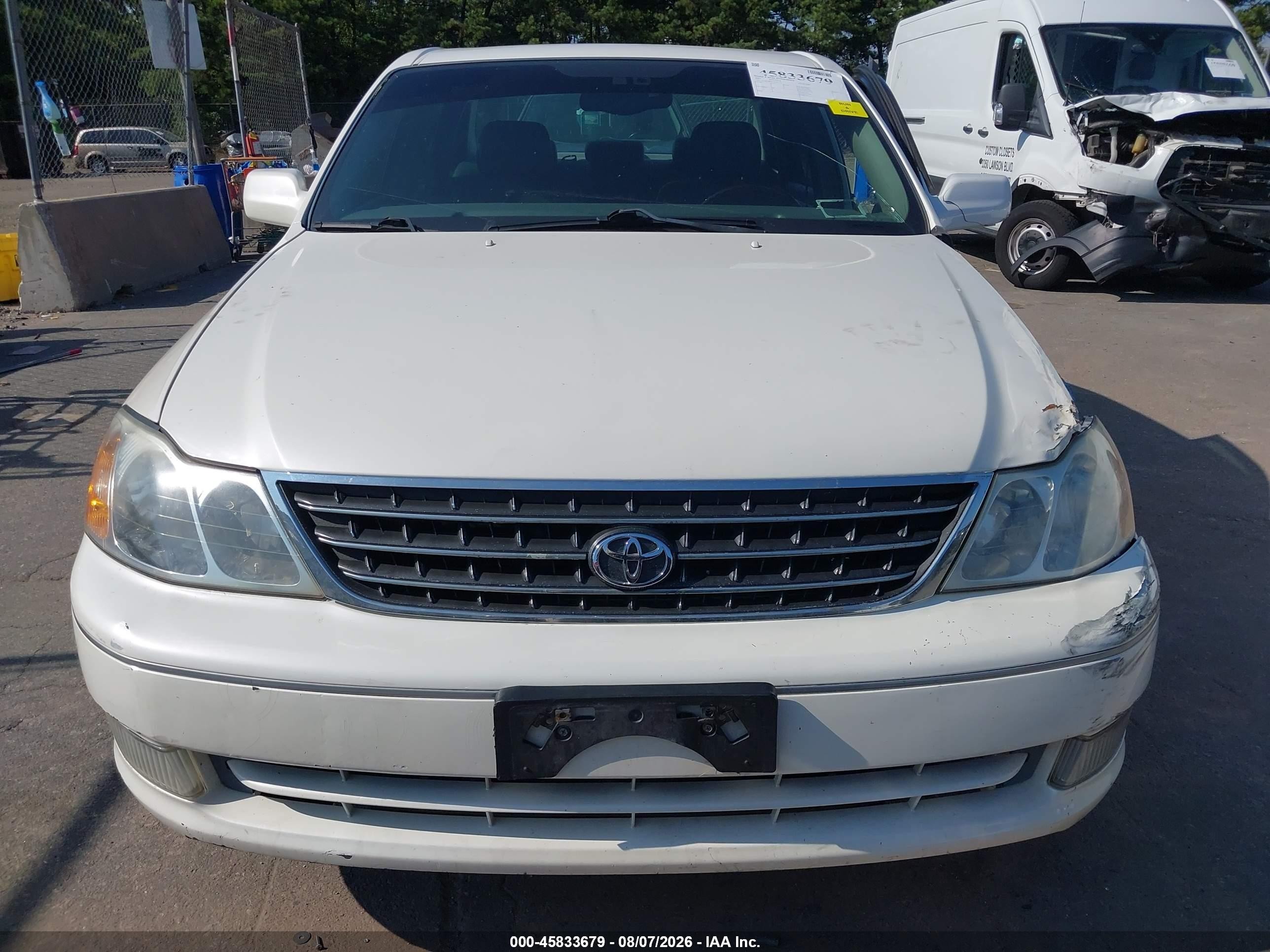 2003 Toyota Avalon Xls White vin: 4T1BF28BX3U301151