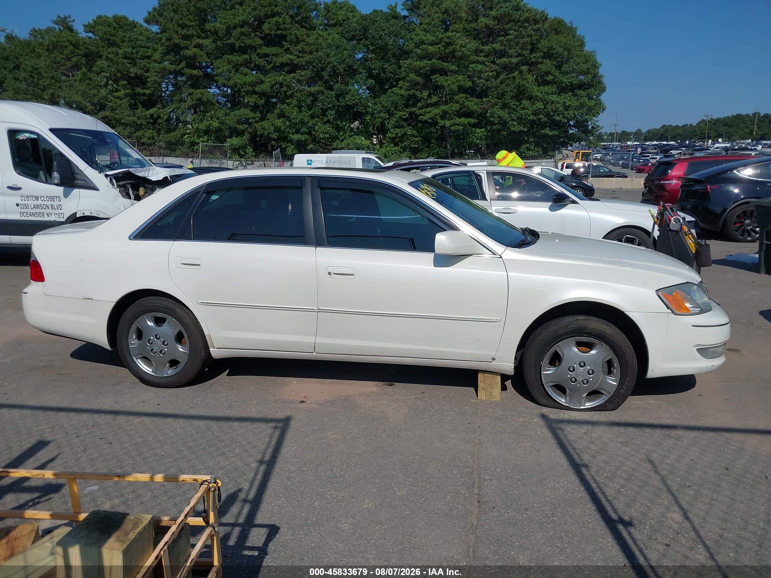 2003 Toyota Avalon Xls White vin: 4T1BF28BX3U301151