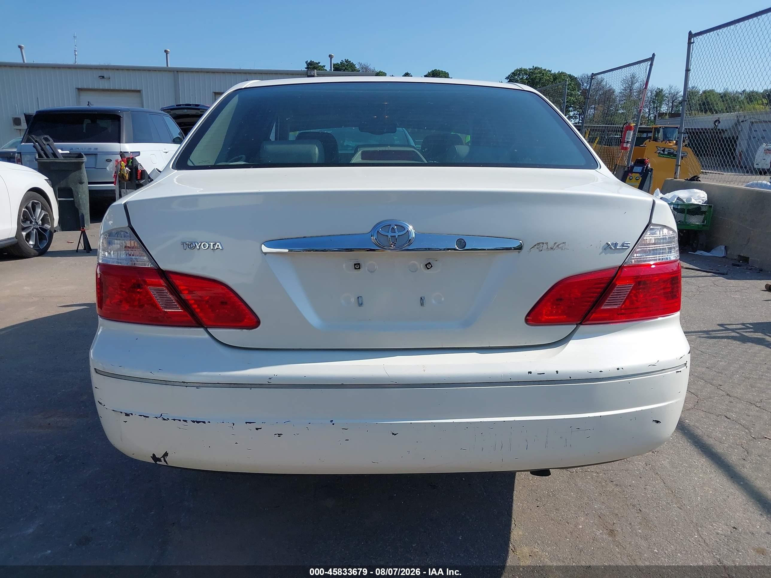 2003 Toyota Avalon Xls White vin: 4T1BF28BX3U301151