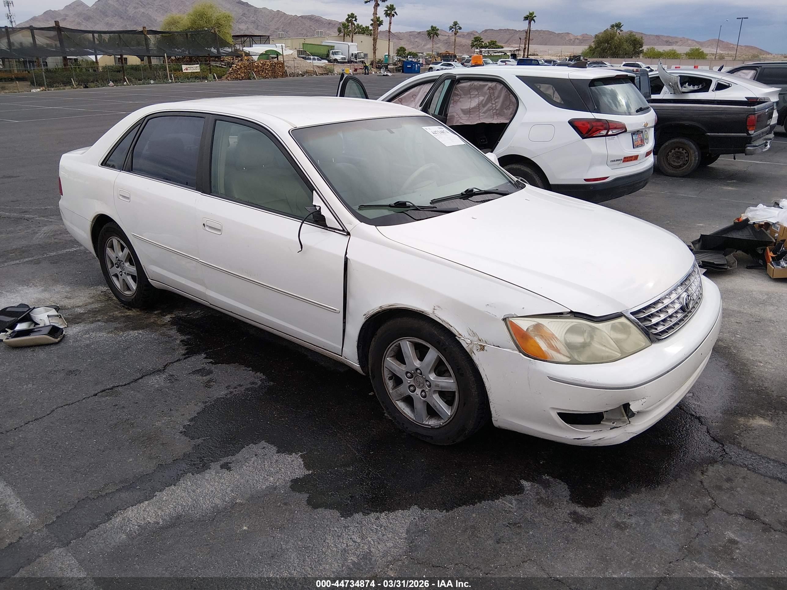2003 Toyota Avalon Xl White vin: 4T1BF28BX3U307418