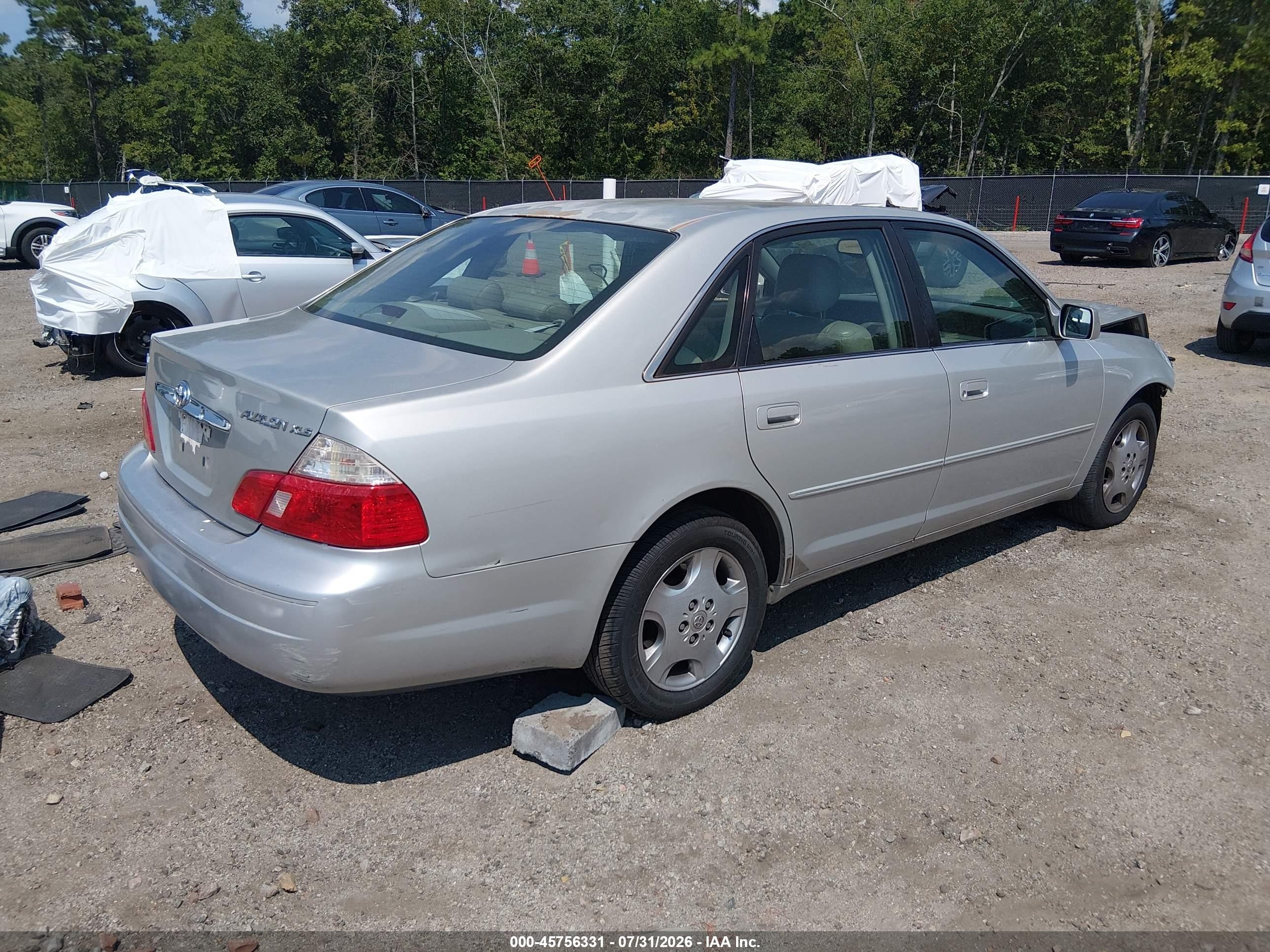 2004 Toyota Avalon Xls Серебряный vin: 4T1BF28BX4U353512