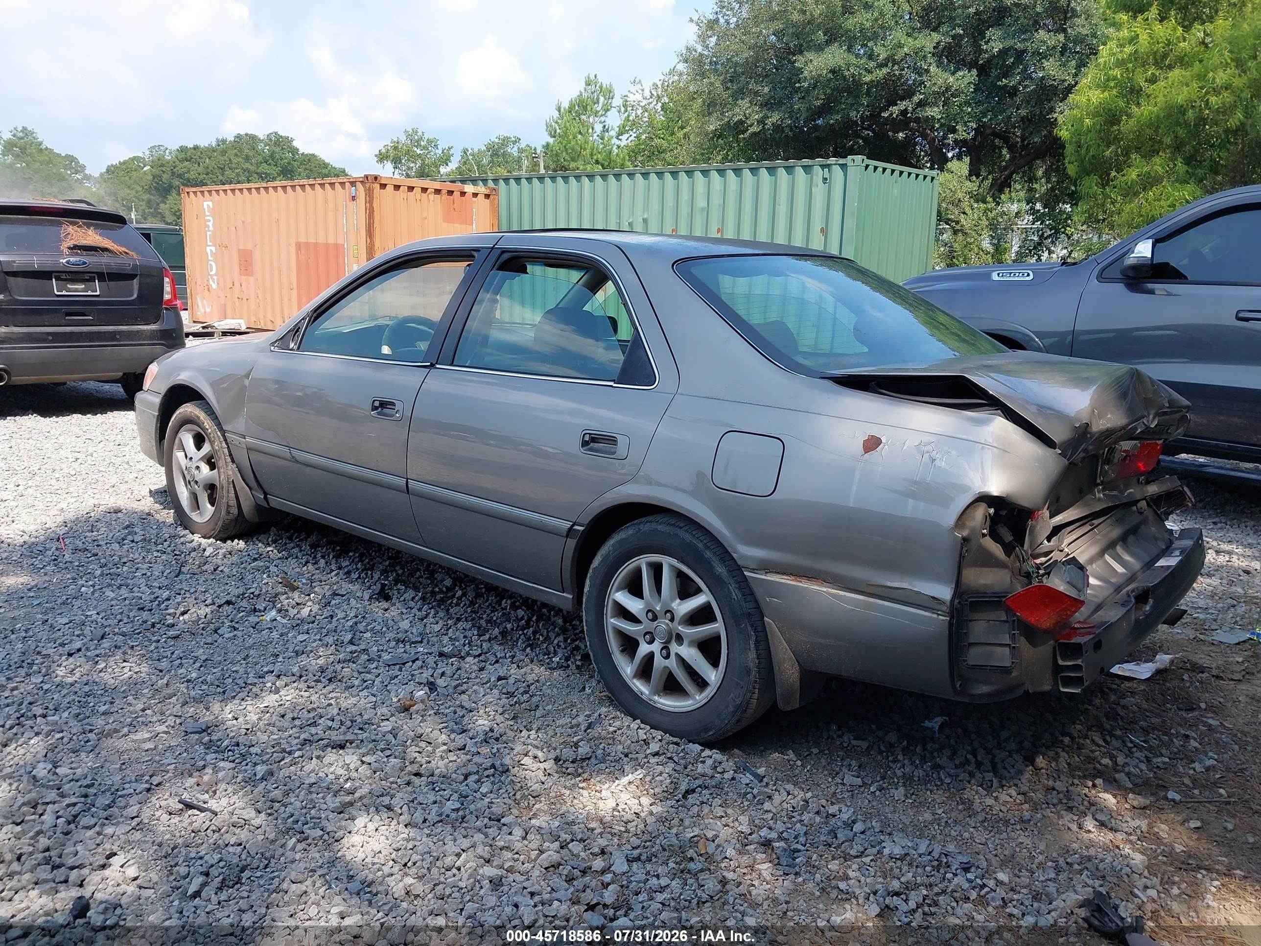 2001 Toyota Camry Xle V6 Tan vin: 4T1BF28K11U130951