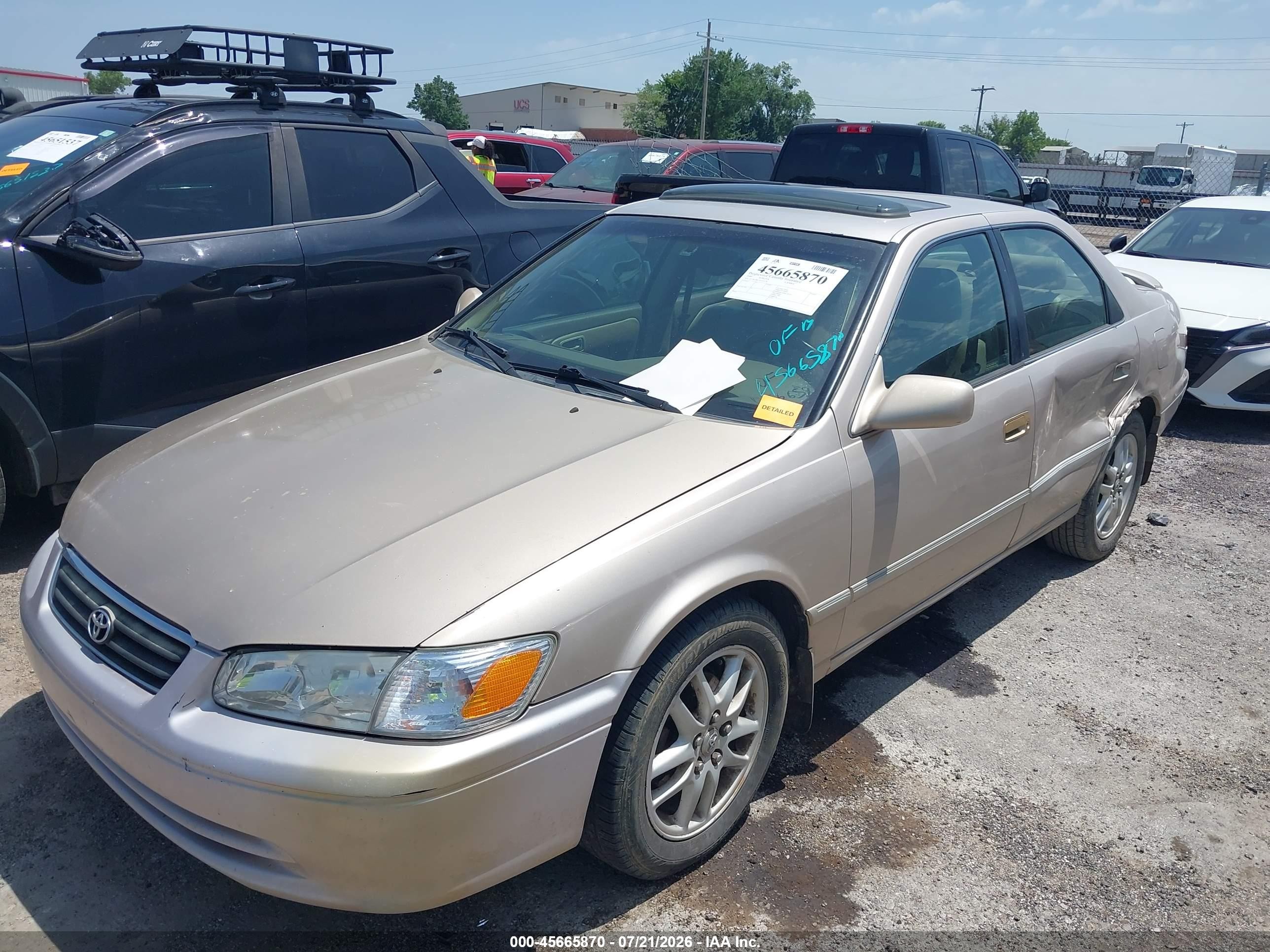 2000 Toyota Camry Xle V6 Silver vin: 4T1BF28K1YU935178