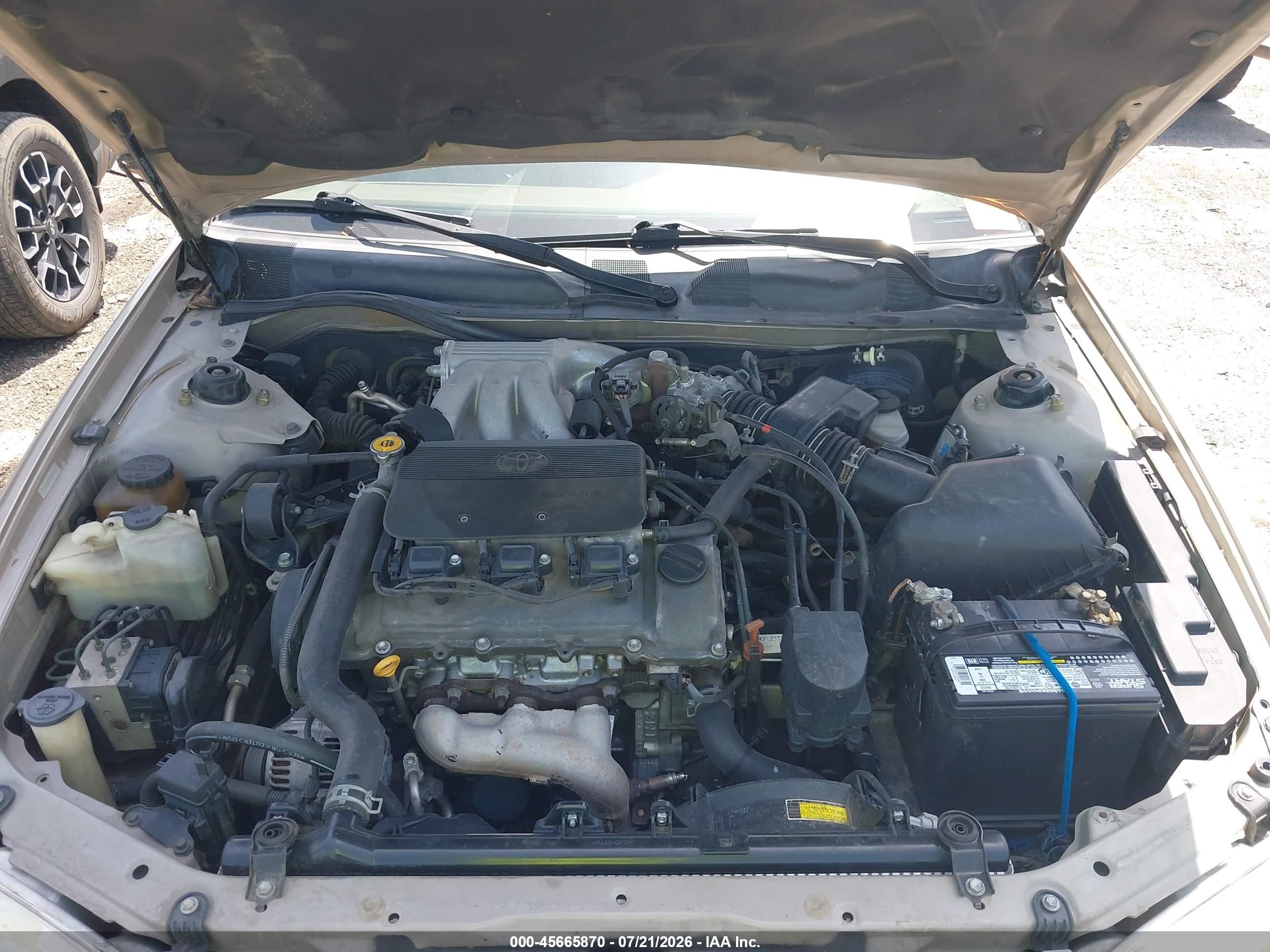 2000 Toyota Camry Xle V6 Silver vin: 4T1BF28K1YU935178