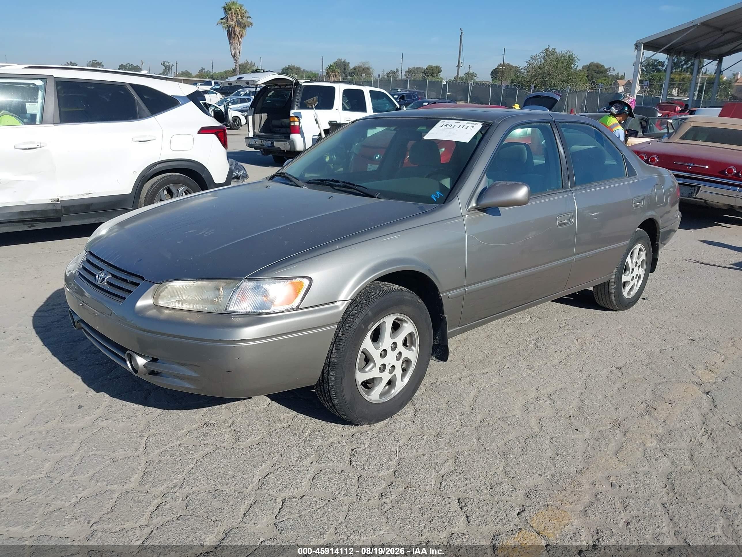 1999 Toyota Camry Le V6 Silver vin: 4T1BF28K2XU087679