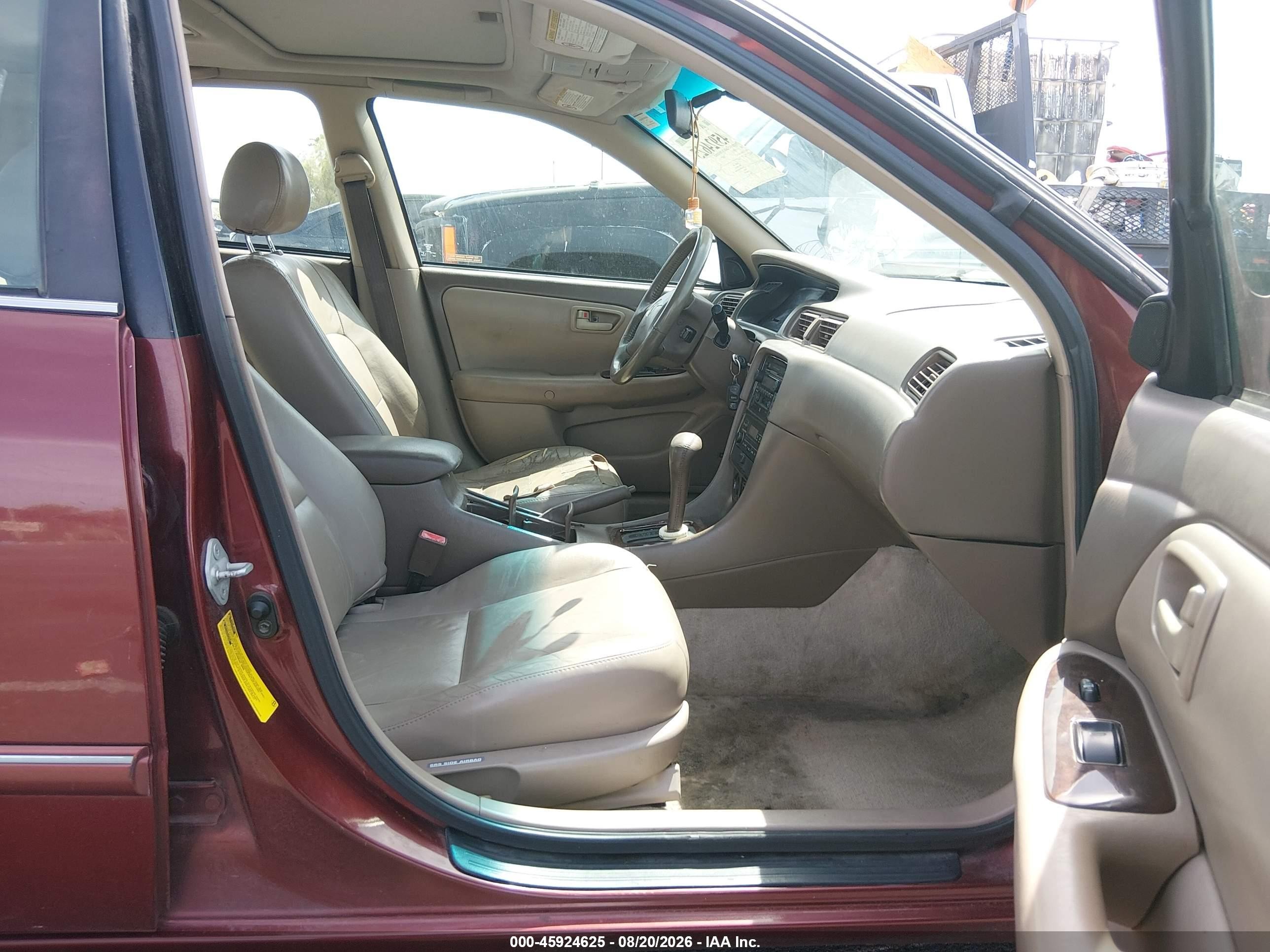 2001 Toyota Camry Xle V6 Red vin: 4T1BF28K41U962834