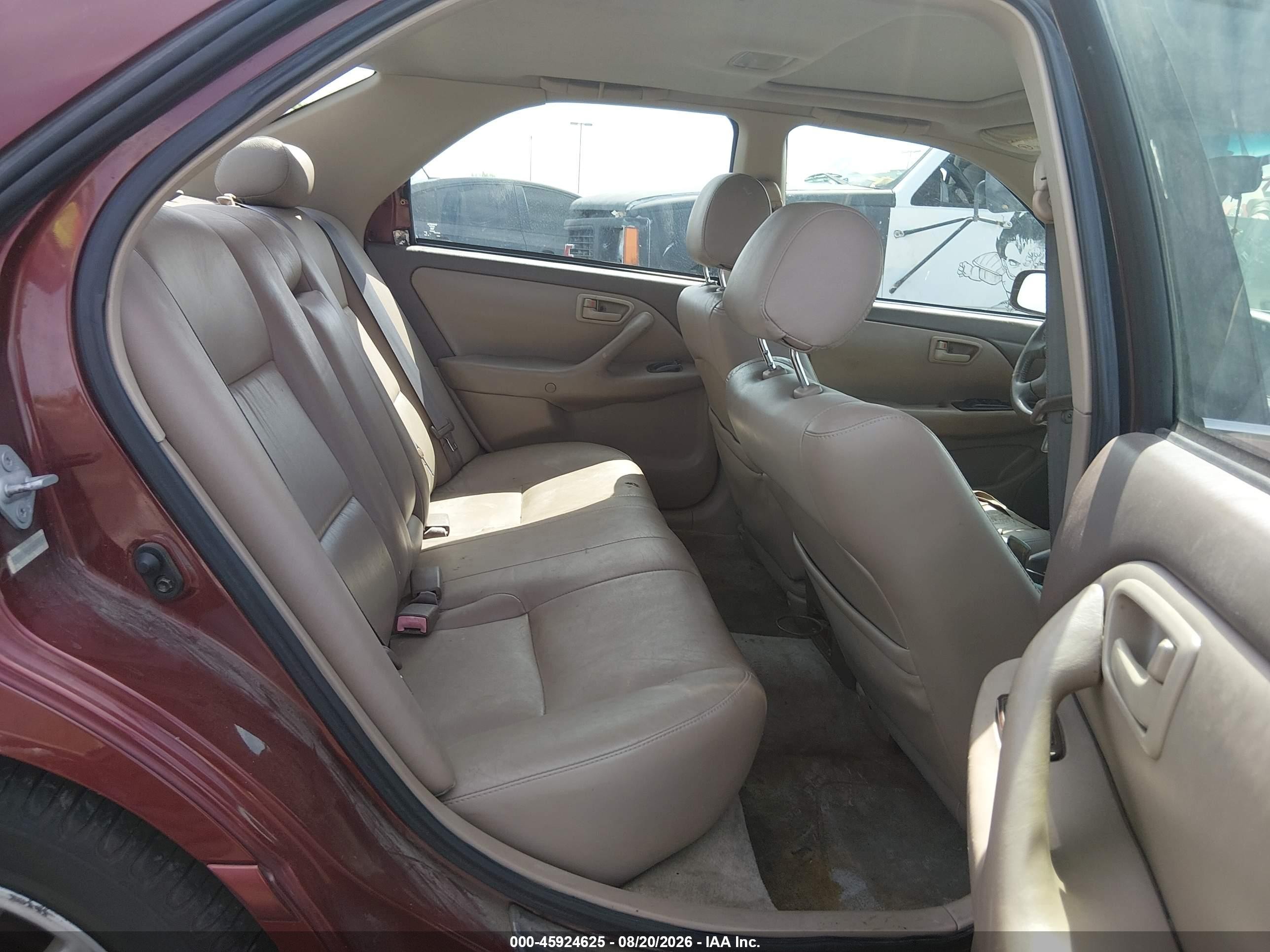 2001 Toyota Camry Xle V6 Red vin: 4T1BF28K41U962834