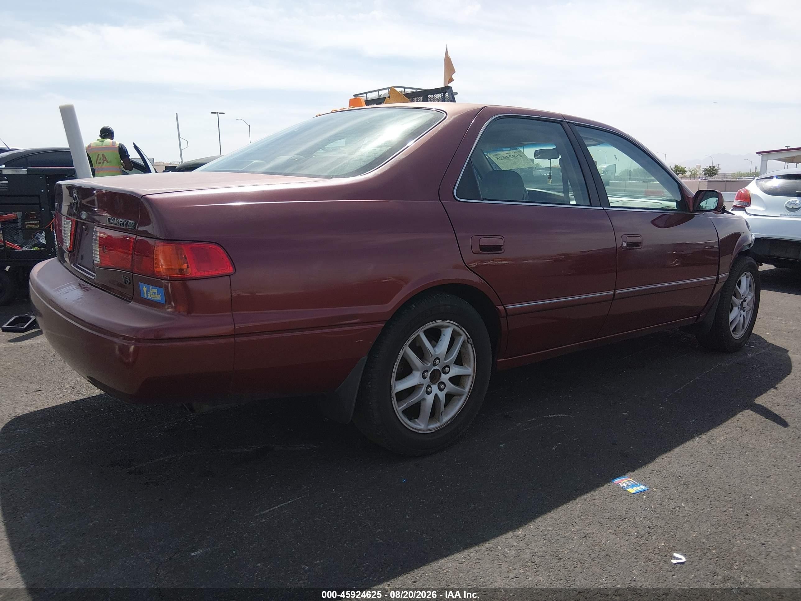 2001 Toyota Camry Xle V6 Red vin: 4T1BF28K41U962834