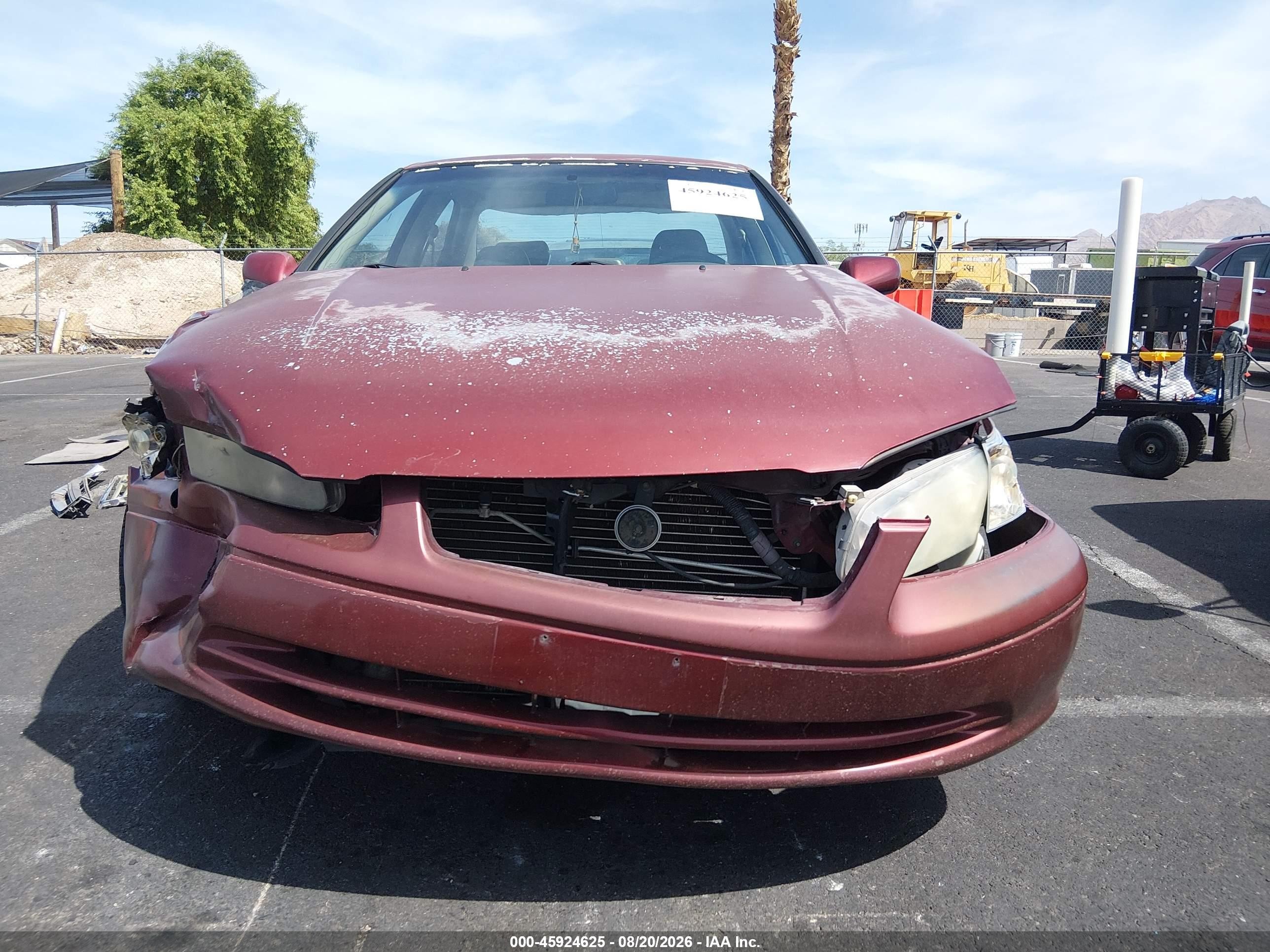 2001 Toyota Camry Xle V6 Red vin: 4T1BF28K41U962834