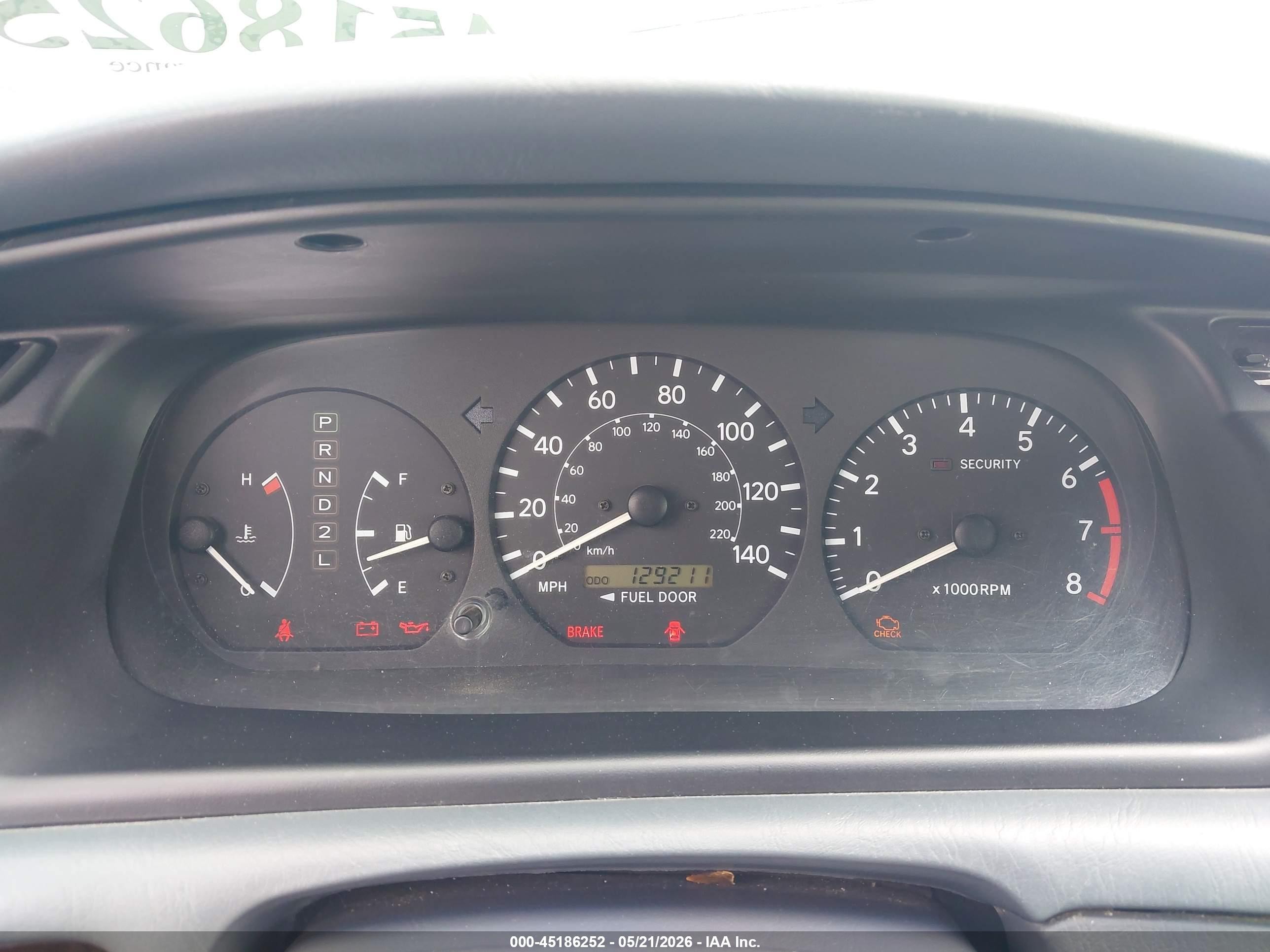 2000 Toyota Camry Xle V6 Blue vin: 4T1BF28K7YU943432