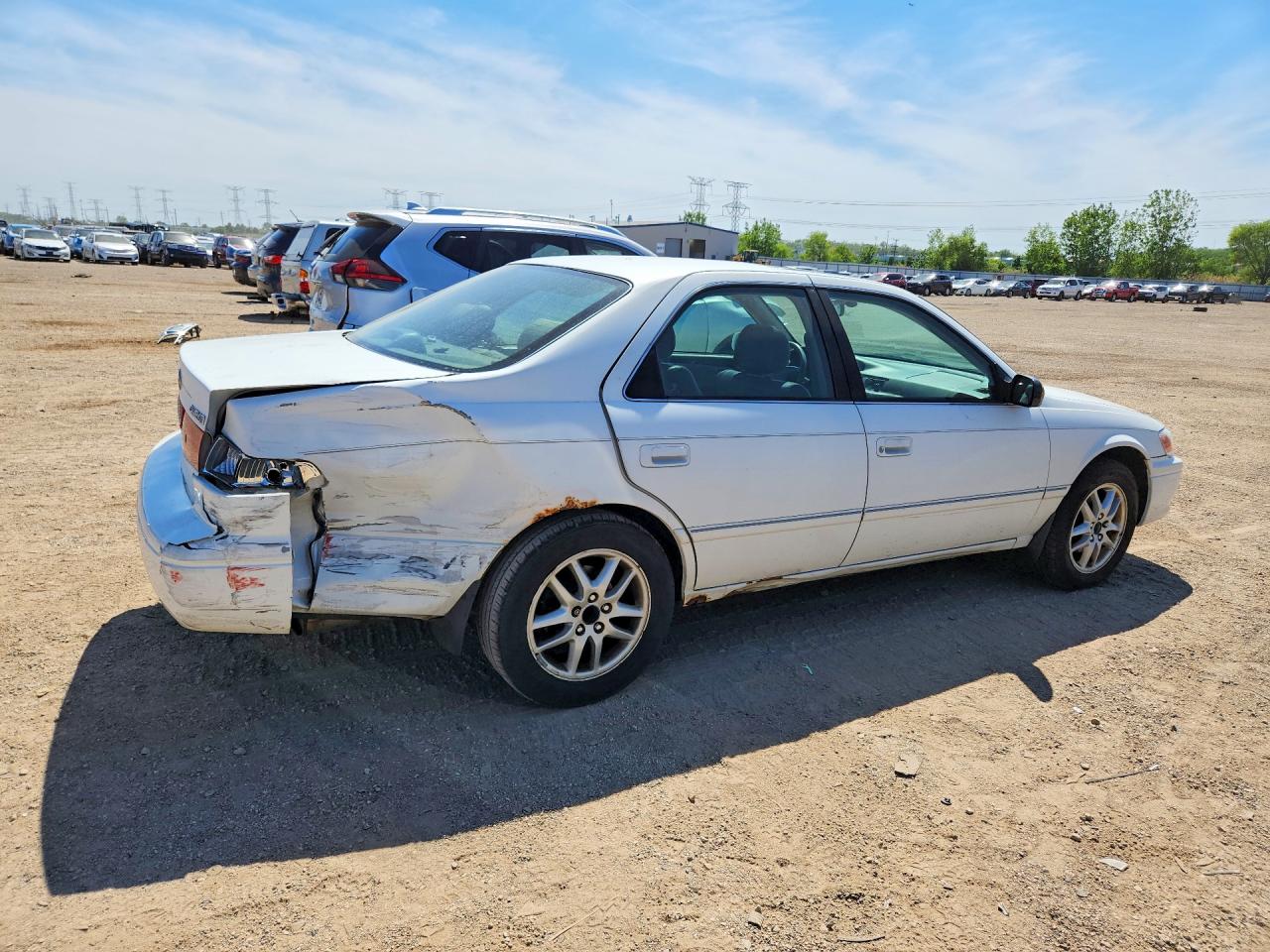 2001 Toyota Camry Xle V6 White vin: 4T1BF28KX1U961445