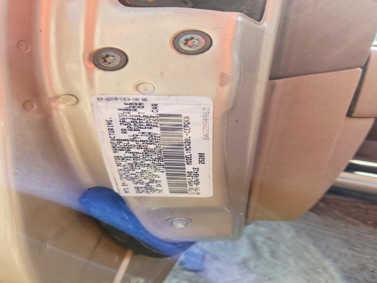 1998 Toyota Camry Xle V6 Tan vin: 4T1BF28KXWU060227