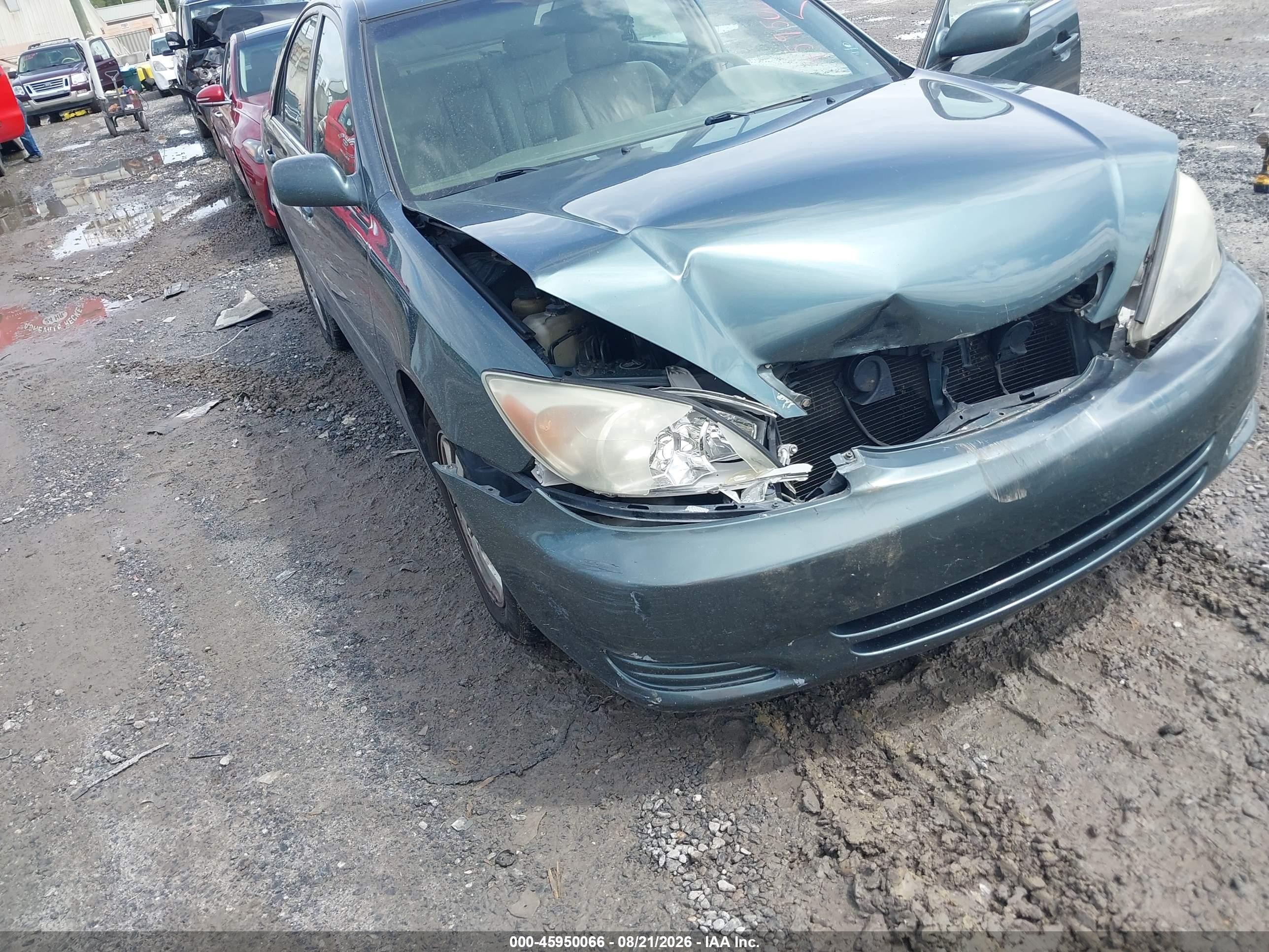 2002 Toyota Camry Xle V6 Green vin: 4T1BF30K02U539011