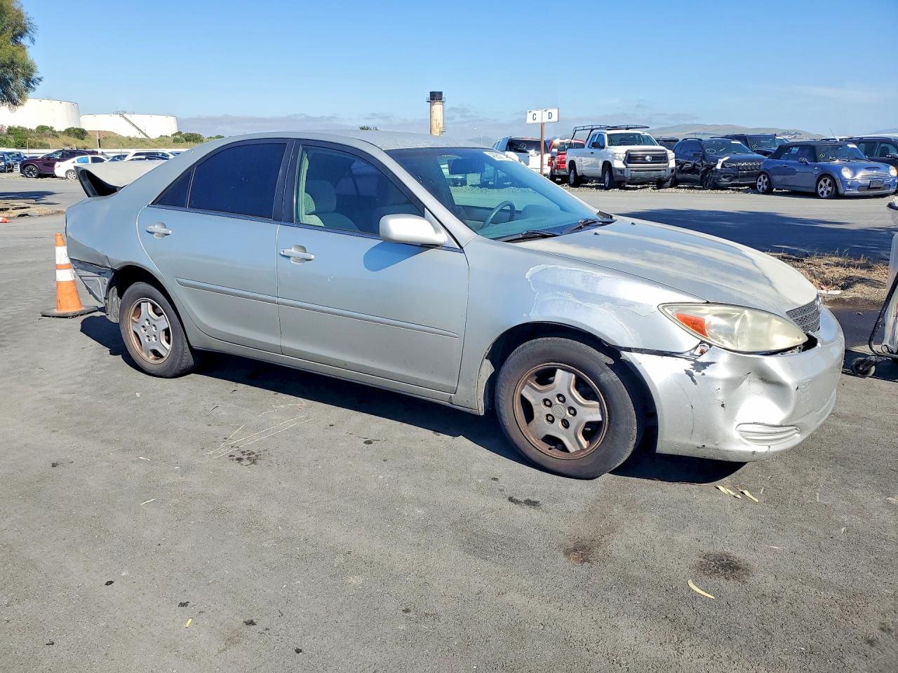 2003 Toyota Camry Le V6 Silver vin: 4T1BF30K03U046902