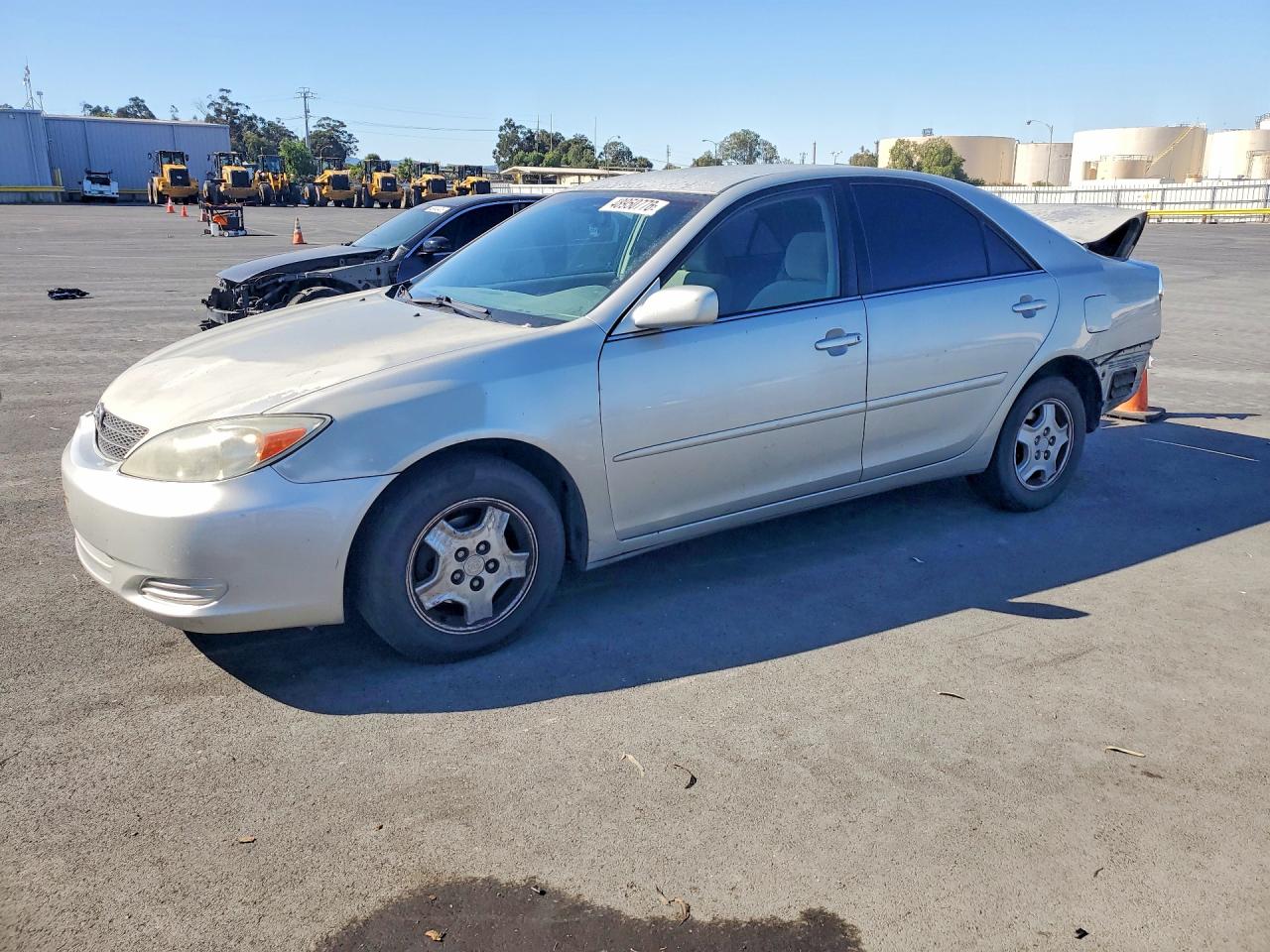 2003 Toyota Camry Le V6 Silver vin: 4T1BF30K03U046902