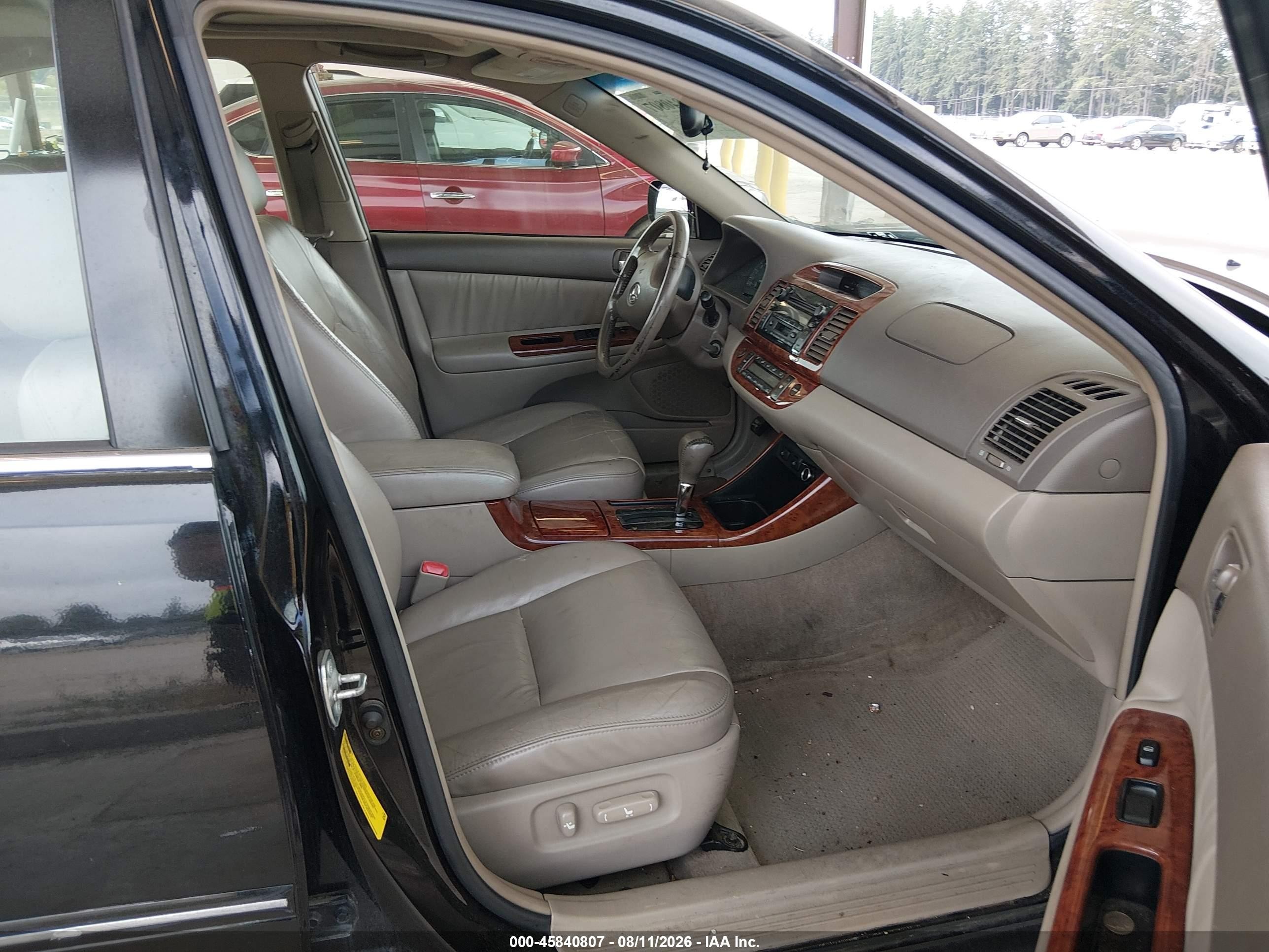 2004 Toyota Camry Xle V6 Черный vin: 4T1BF30K04U080873