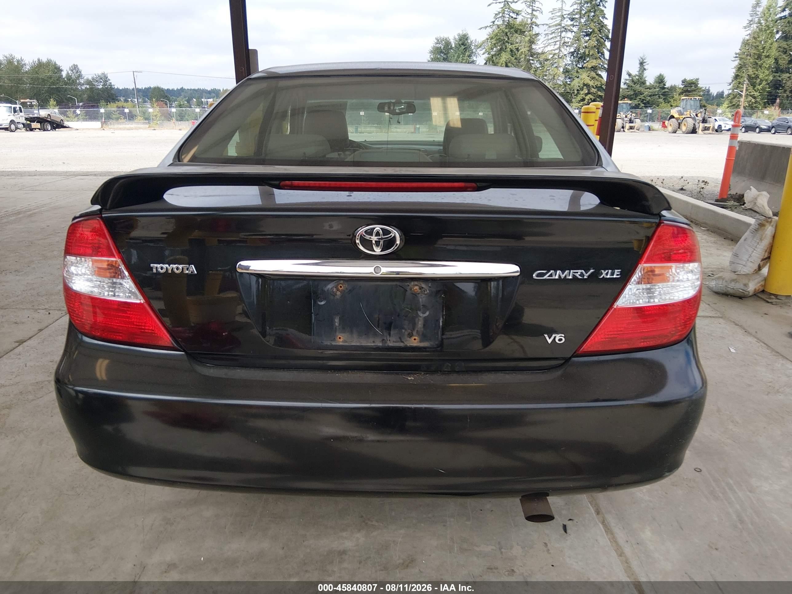 2004 Toyota Camry Xle V6 Черный vin: 4T1BF30K04U080873