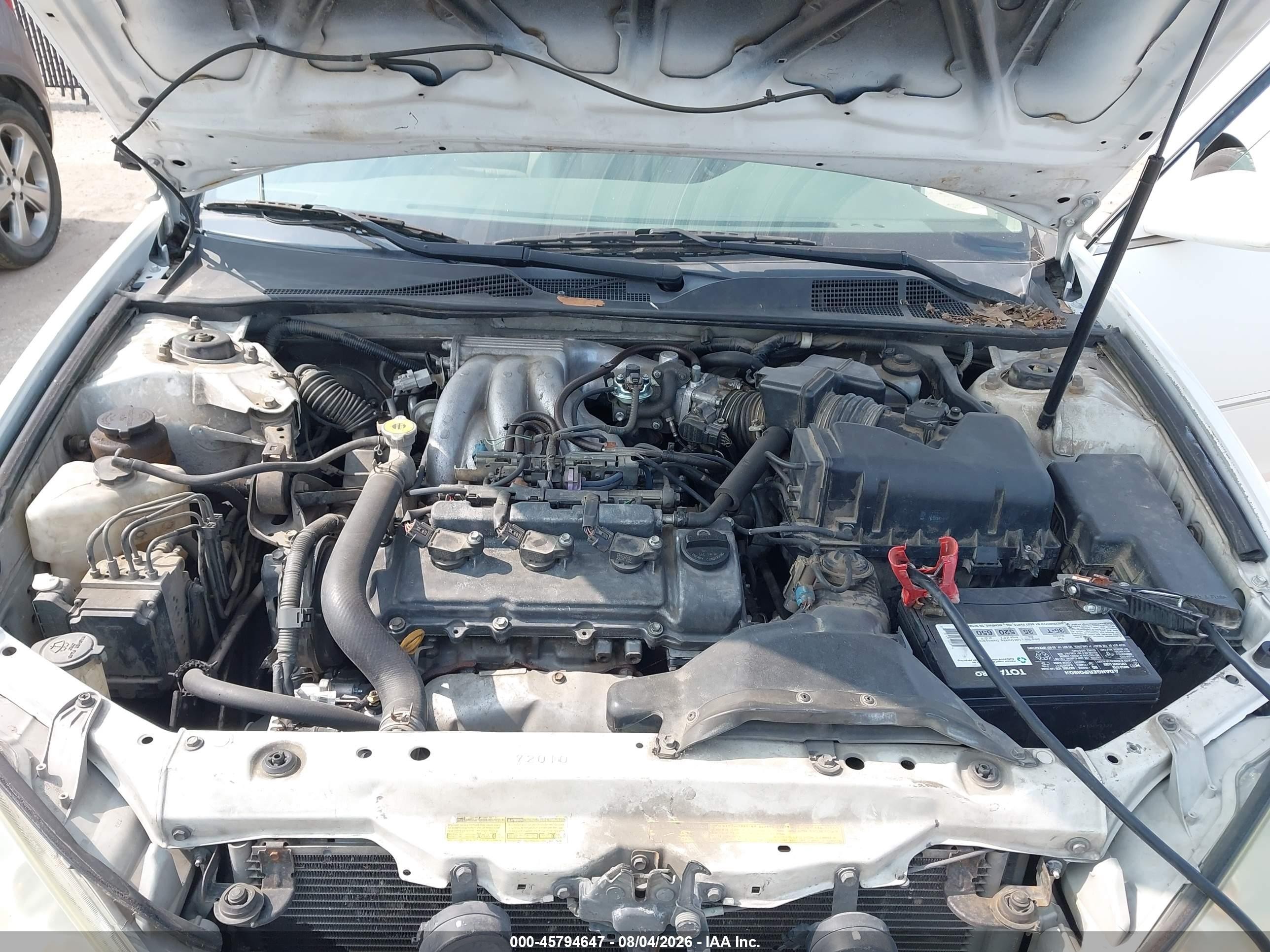 2002 Toyota Camry Xle White vin: 4T1BF30K12U501965