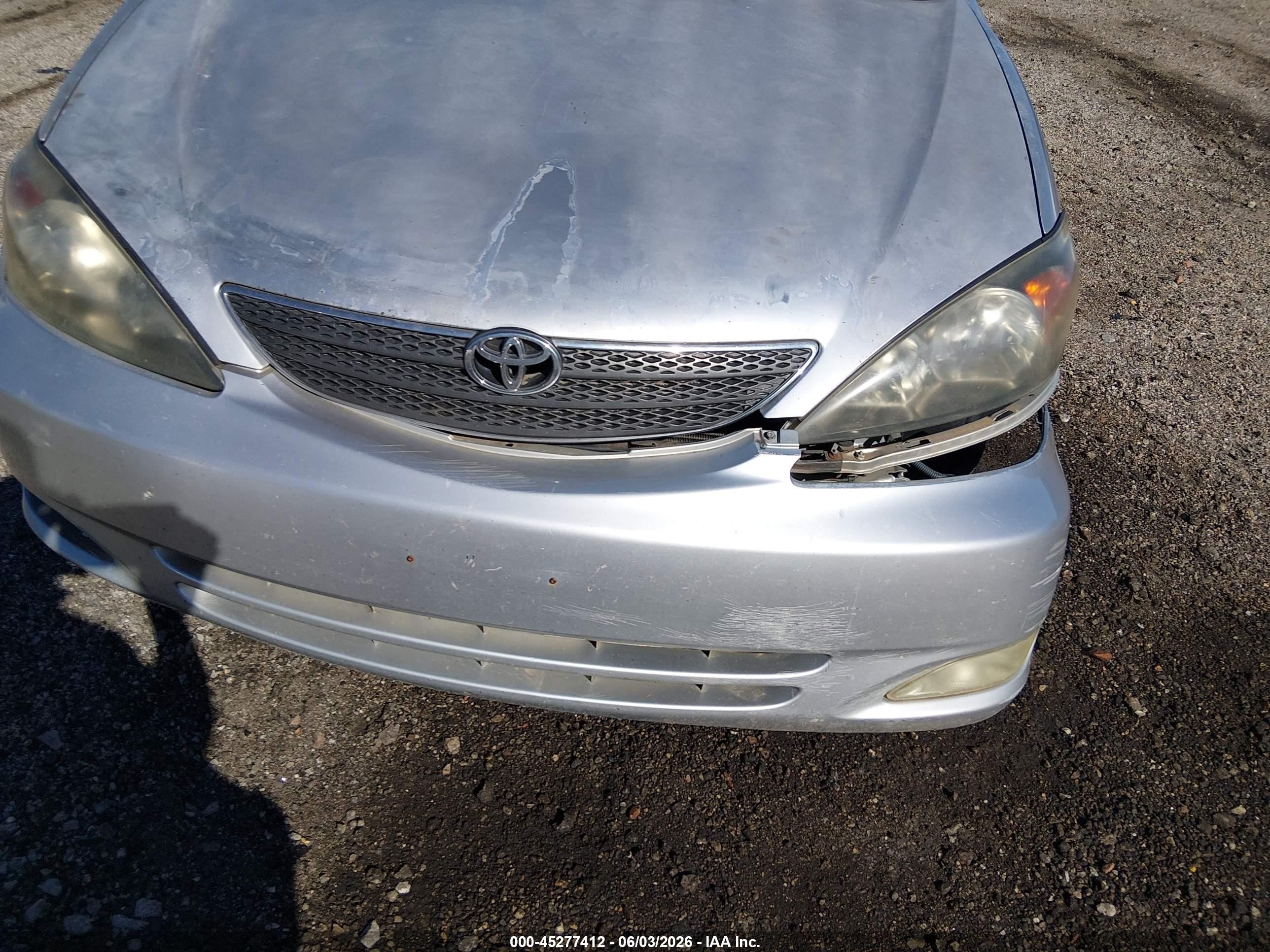 2003 Toyota Camry Se V6 Серебряный vin: 4T1BF30K13U547782