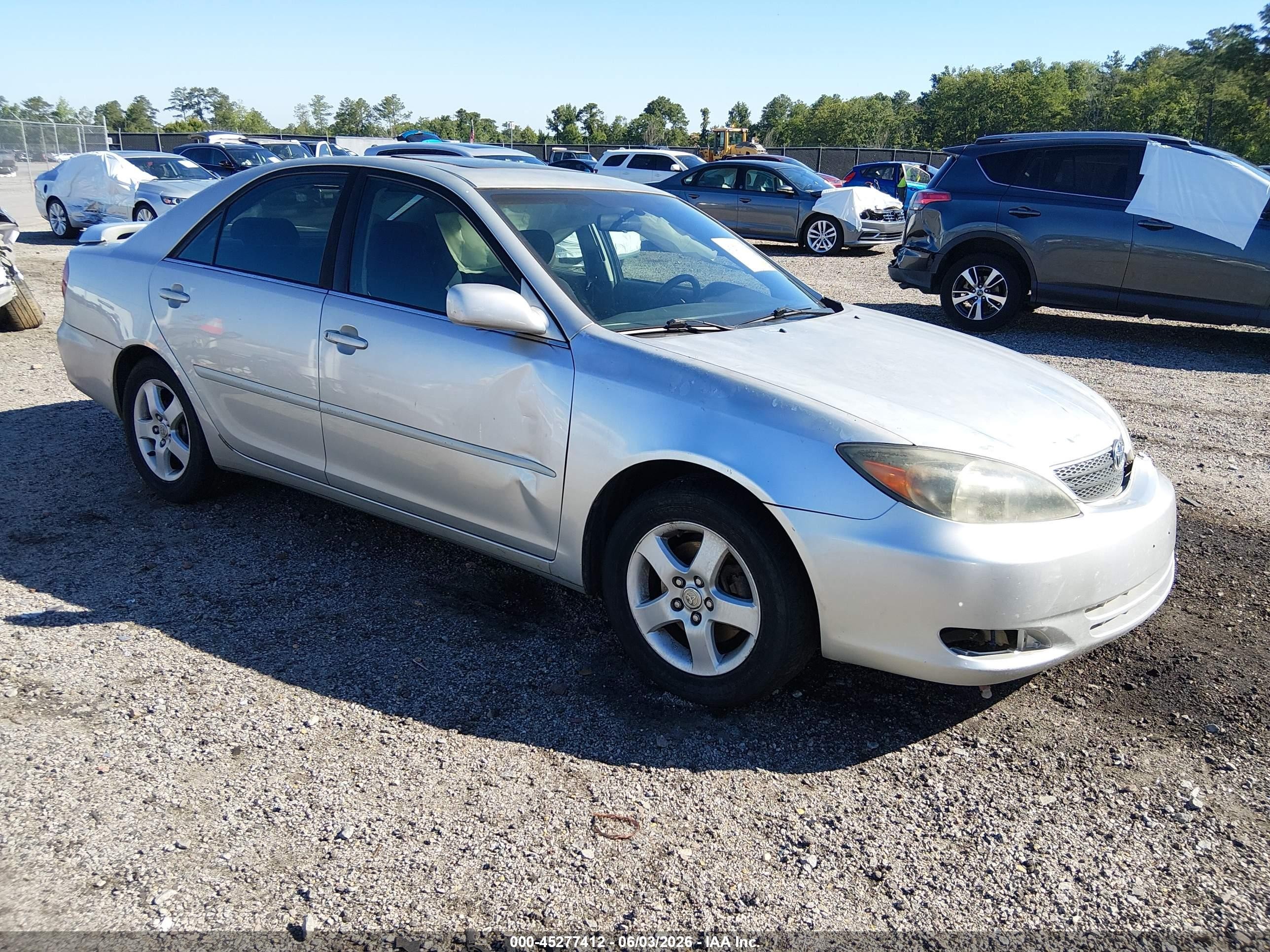 2003 Toyota Camry Se V6 Silver vin: 4T1BF30K13U547782