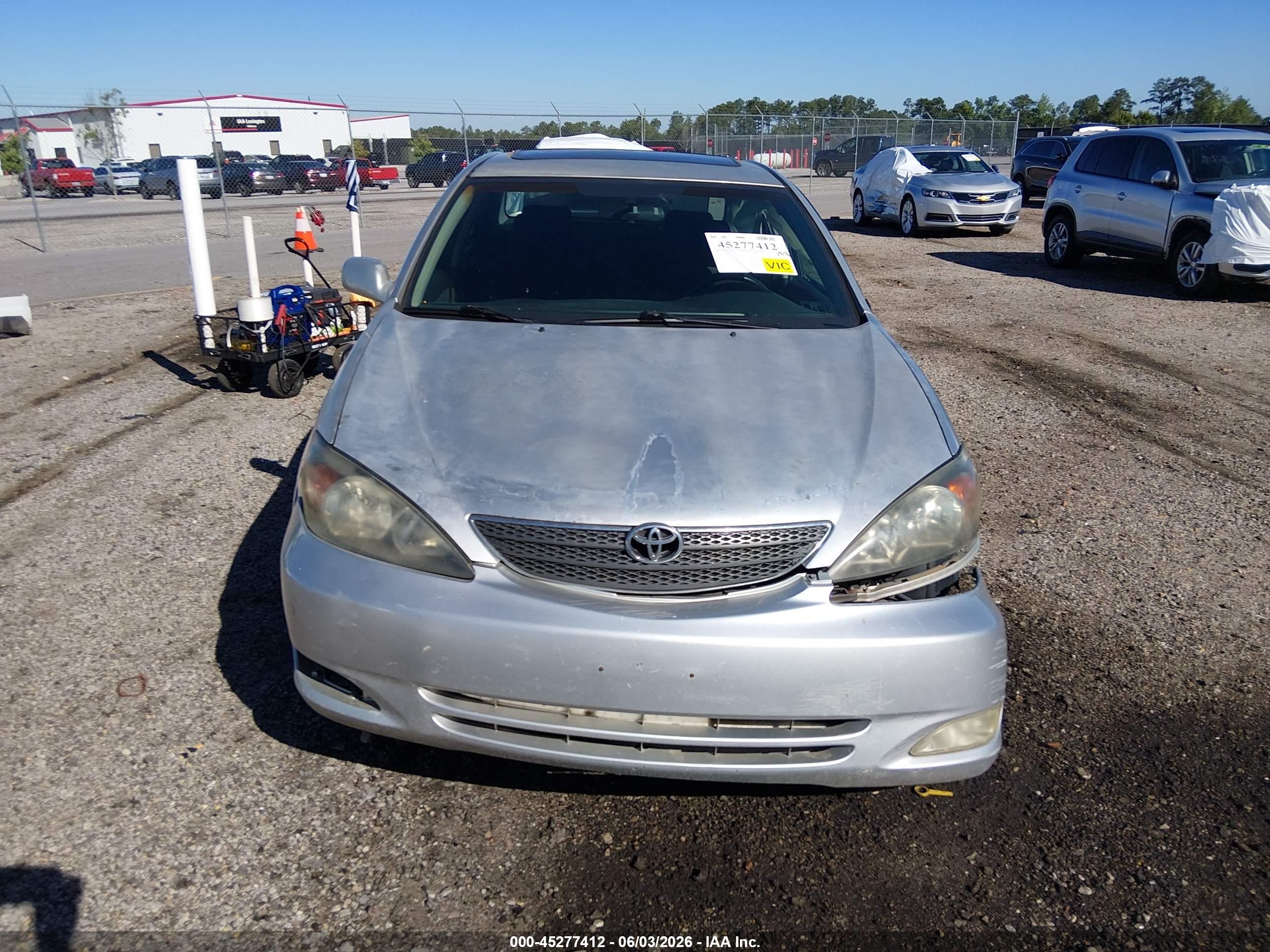 2003 Toyota Camry Se V6 Серебряный vin: 4T1BF30K13U547782
