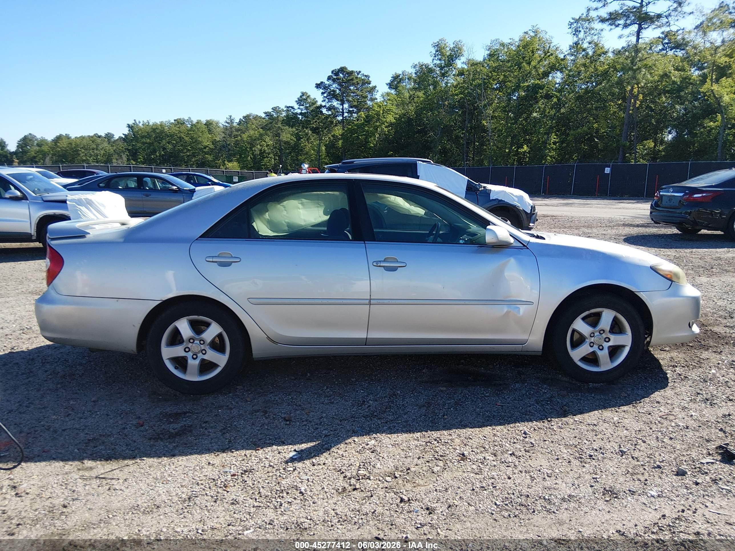 2003 Toyota Camry Se V6 Серебряный vin: 4T1BF30K13U547782