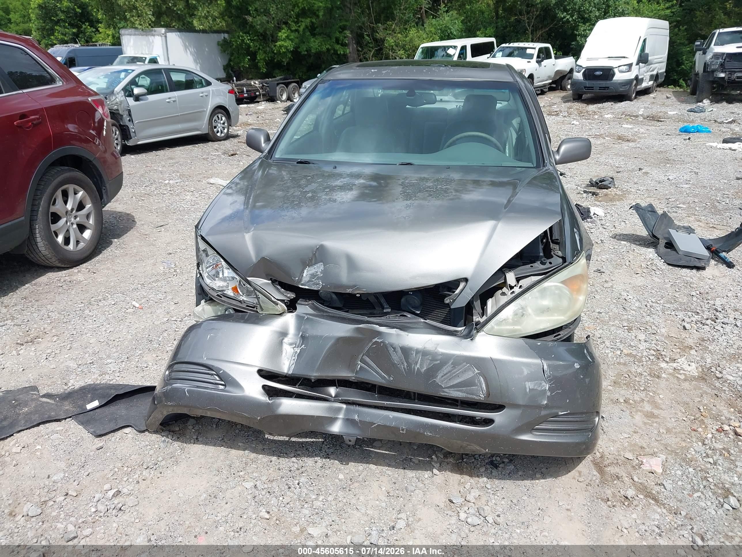 2002 Toyota Camry Xle Gray vin: 4T1BF30K22U523876
