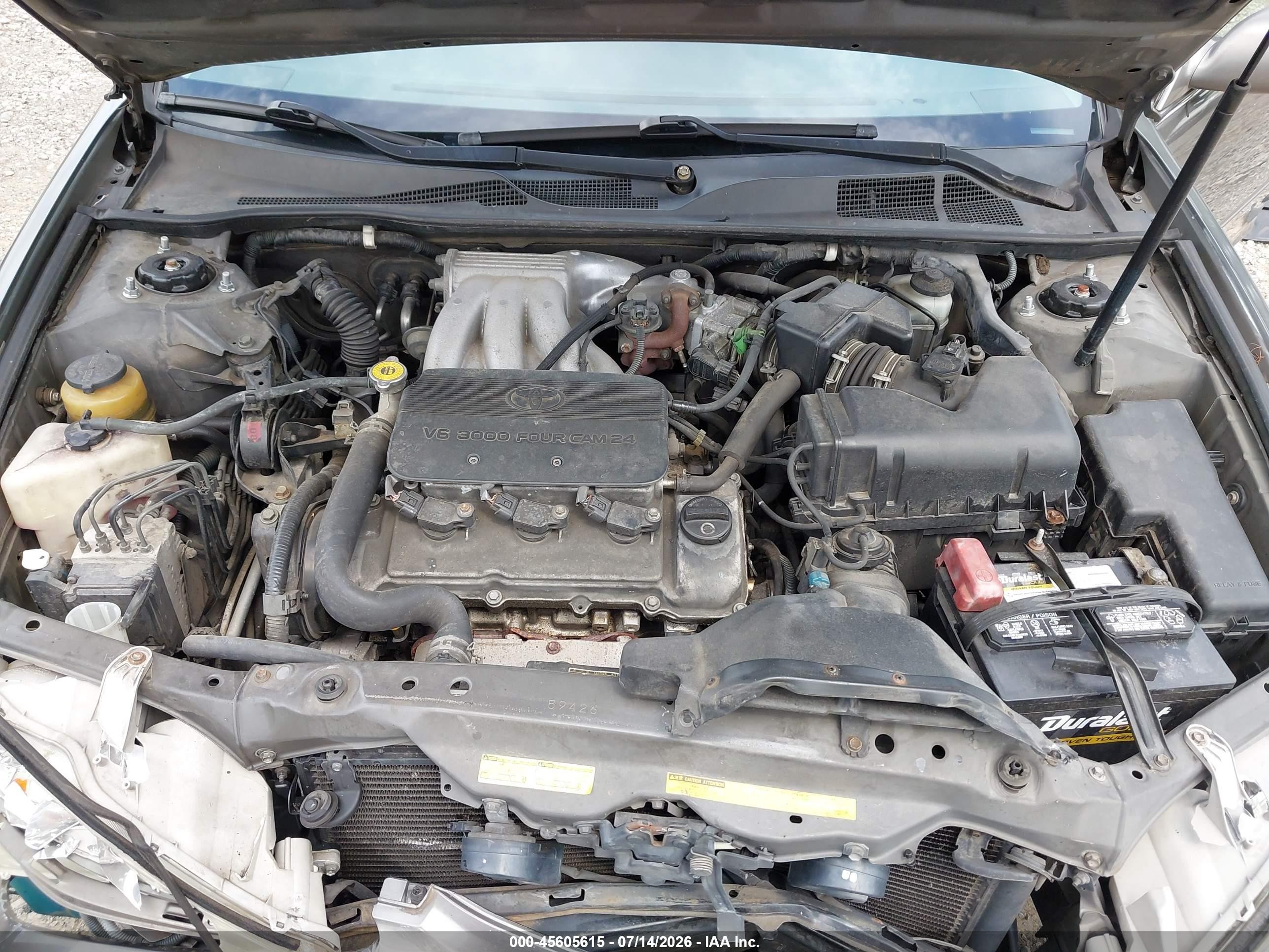 2002 Toyota Camry Xle Gray vin: 4T1BF30K22U523876